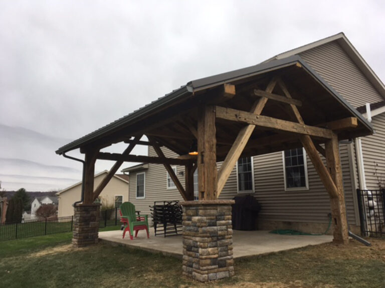 PA Backyard Landscaping Design - Pavilions