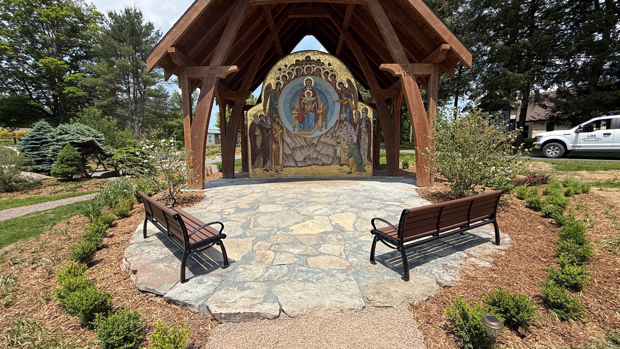 24×20 Timber Frame Pavilion — photo 2
