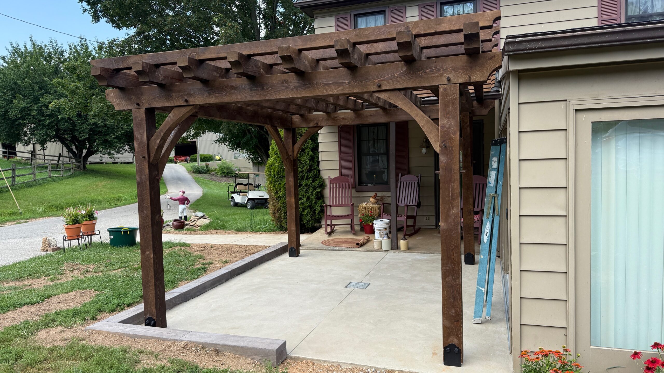 12×14 Timber Frame Pergola