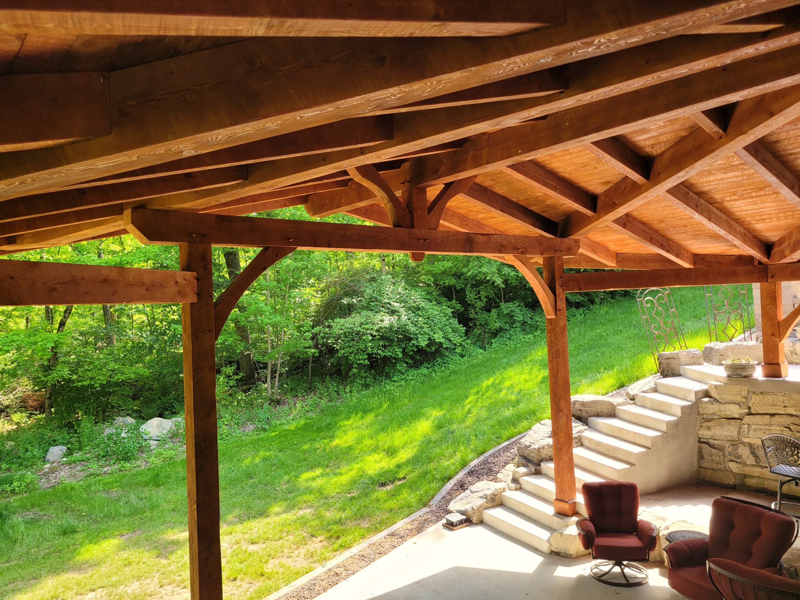 34×24 Timber Frame Pavilion