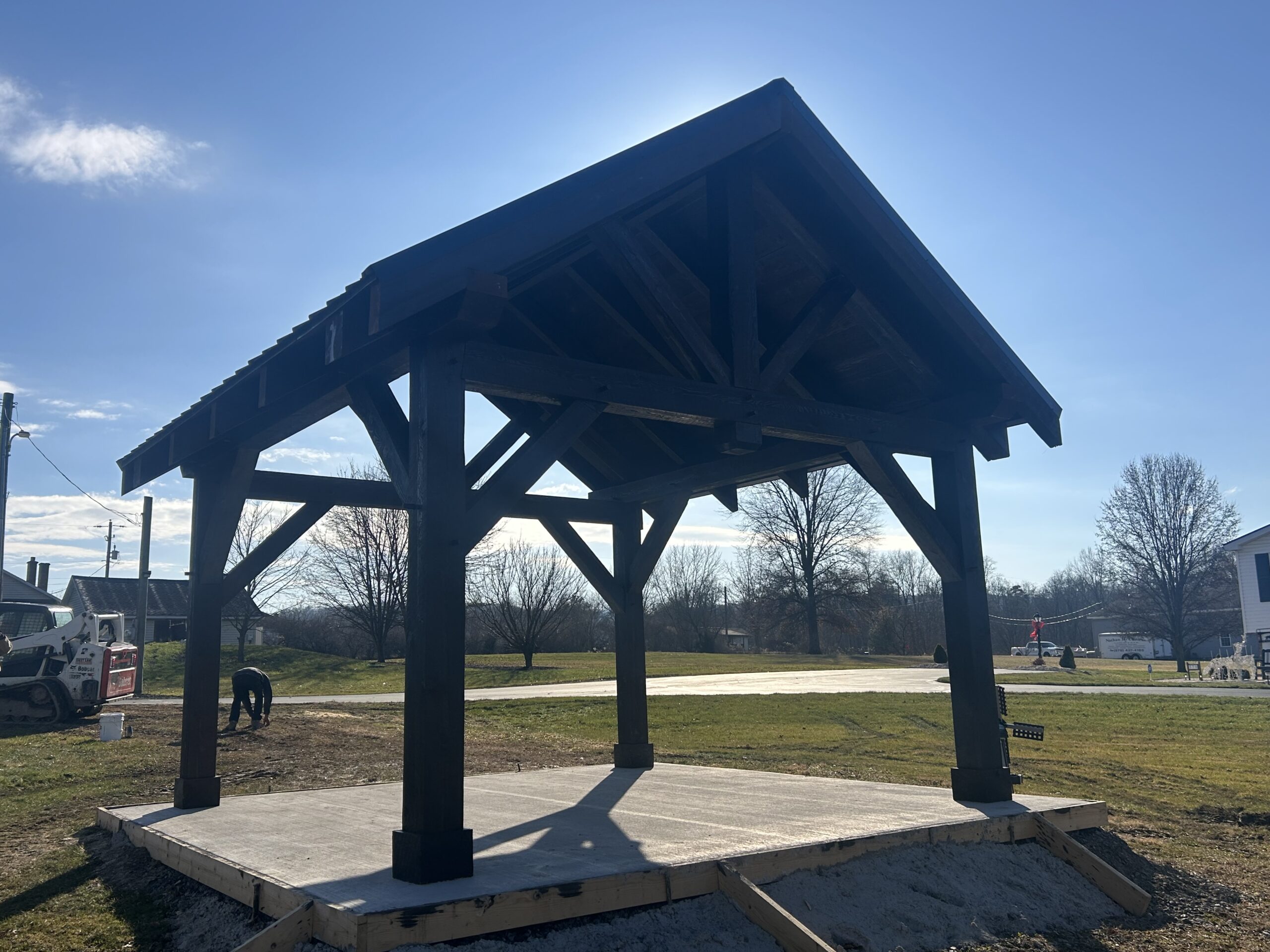 16×16 Timber Frame Pavilion — photo 2