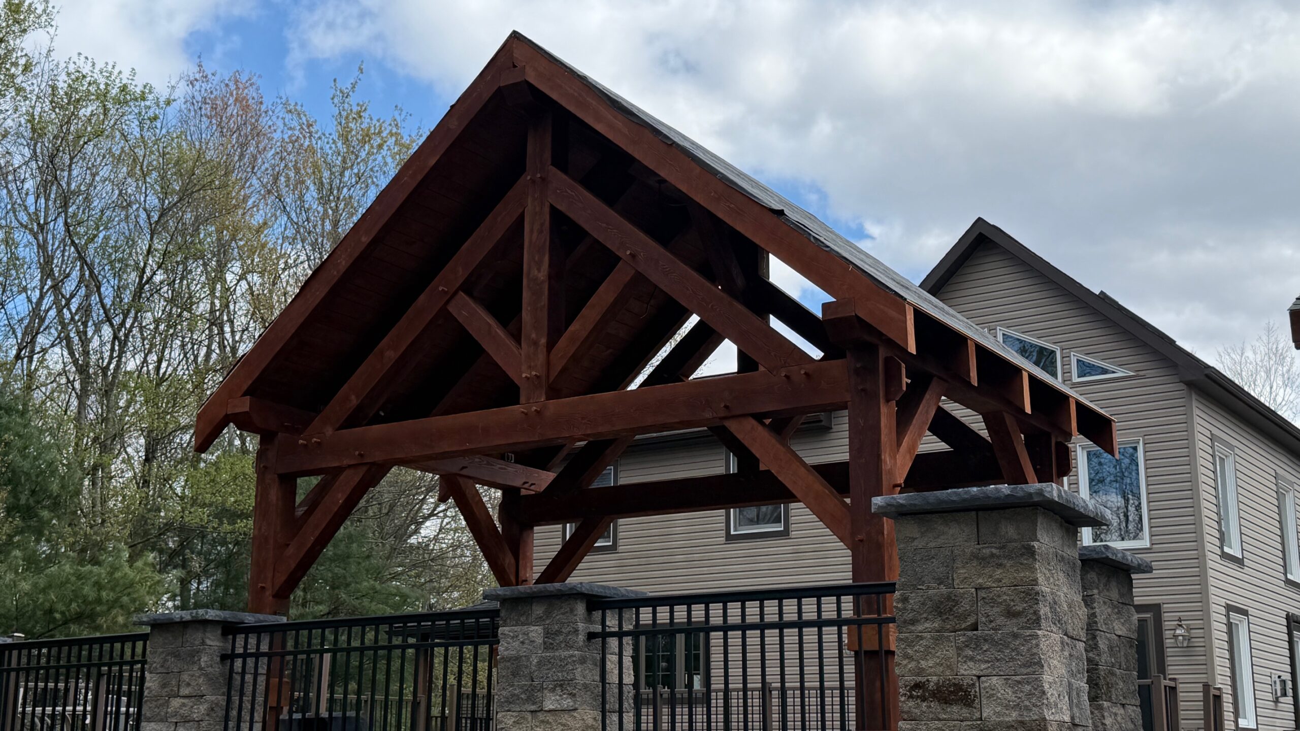 18×12 Timber Frame Pavilion