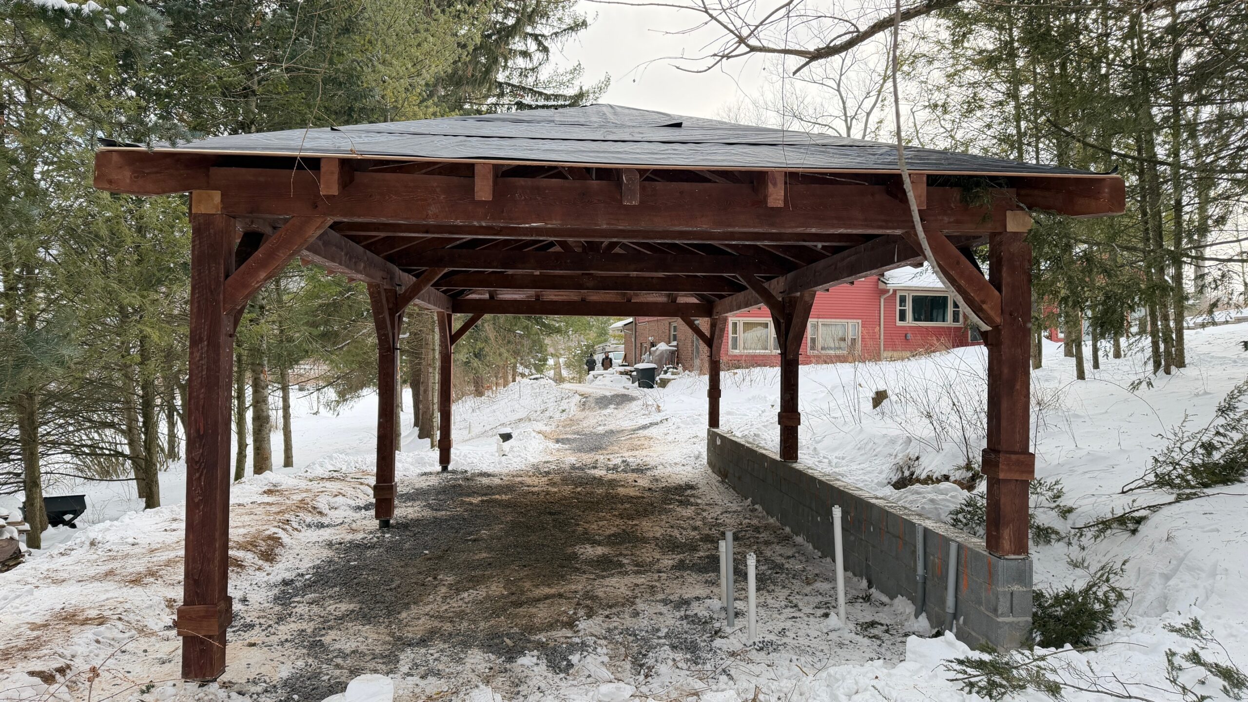 20×40 Hipped Roof Pavilion — photo 2