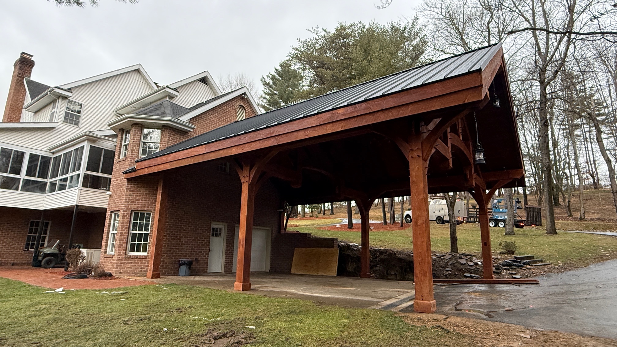 24×36 Timber Frame Pavilion — photo 2