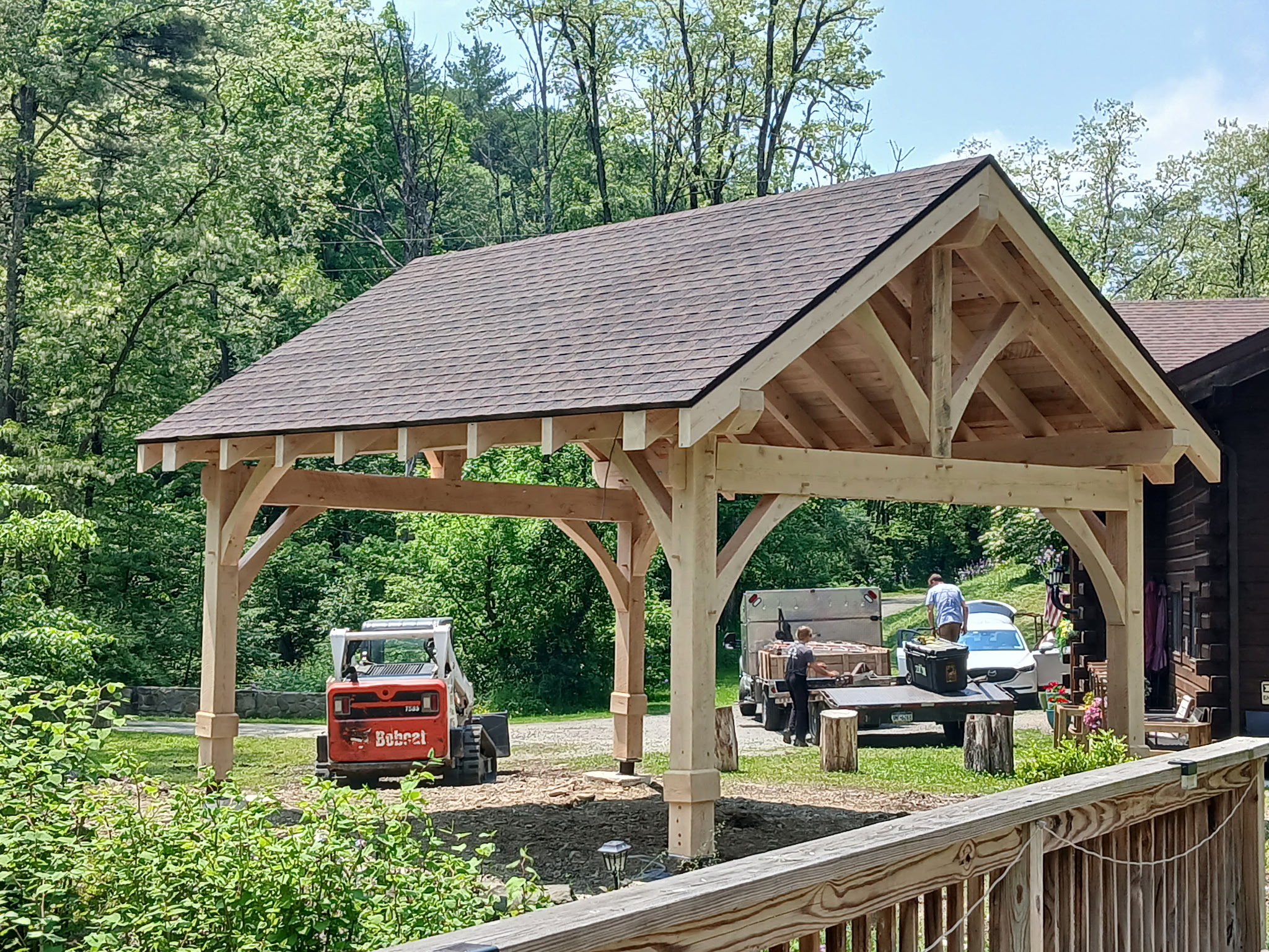 18×22 Timber Frame Pavilion — photo 2