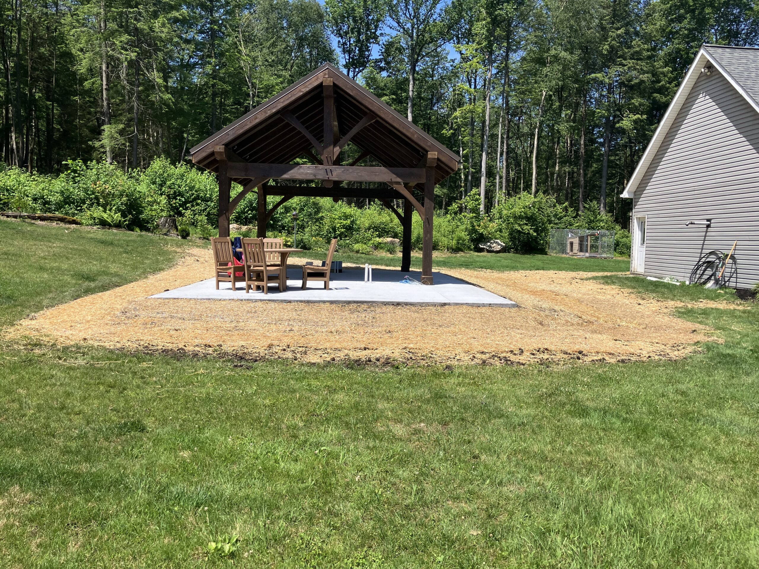 18×22 Timber Frame Pavilion — photo 2
