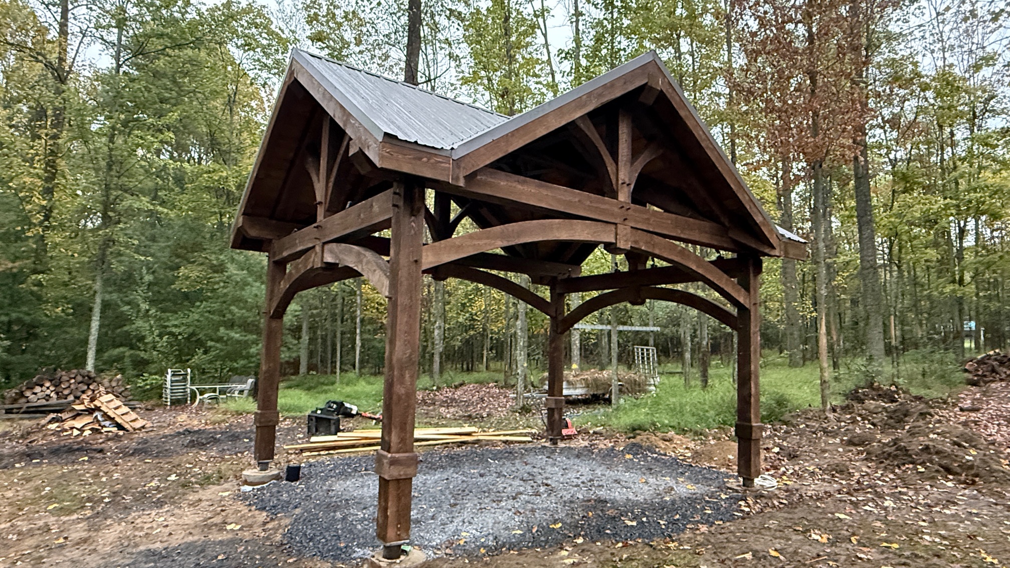 16×20 Timber Frame Pavilion — photo 2