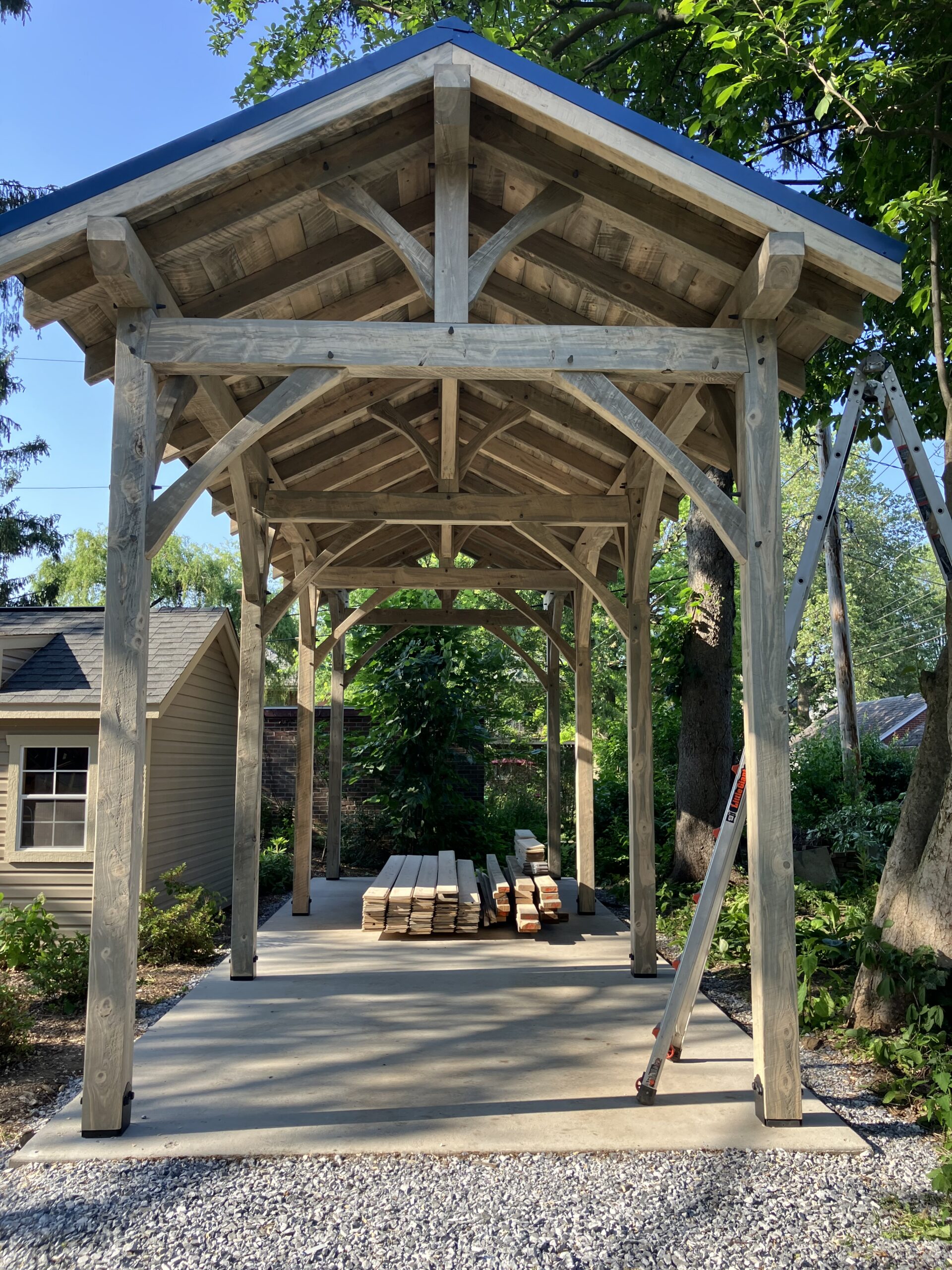 13’x31′ Timber Frame Pavilion — photo 2