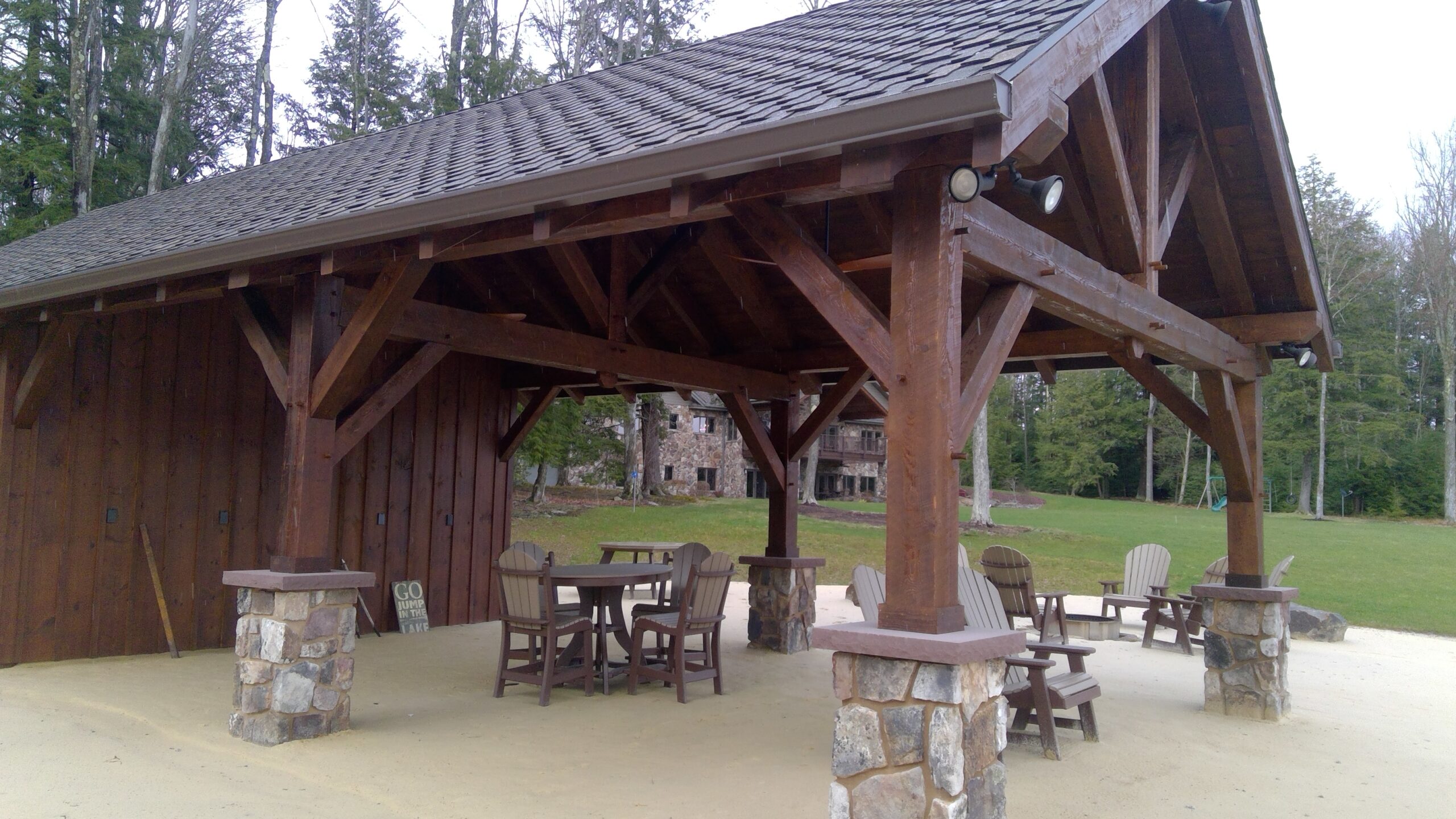 14×26 Timber Frame Pool House