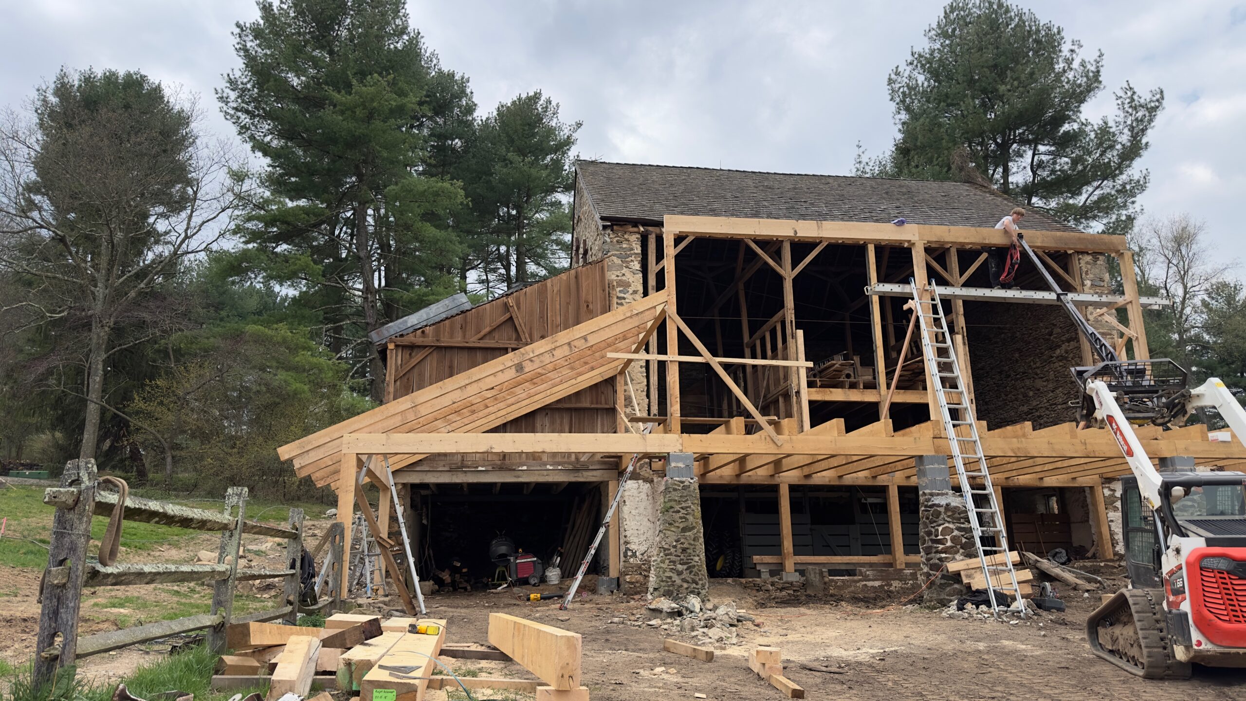 Timber Frame Barn Restore