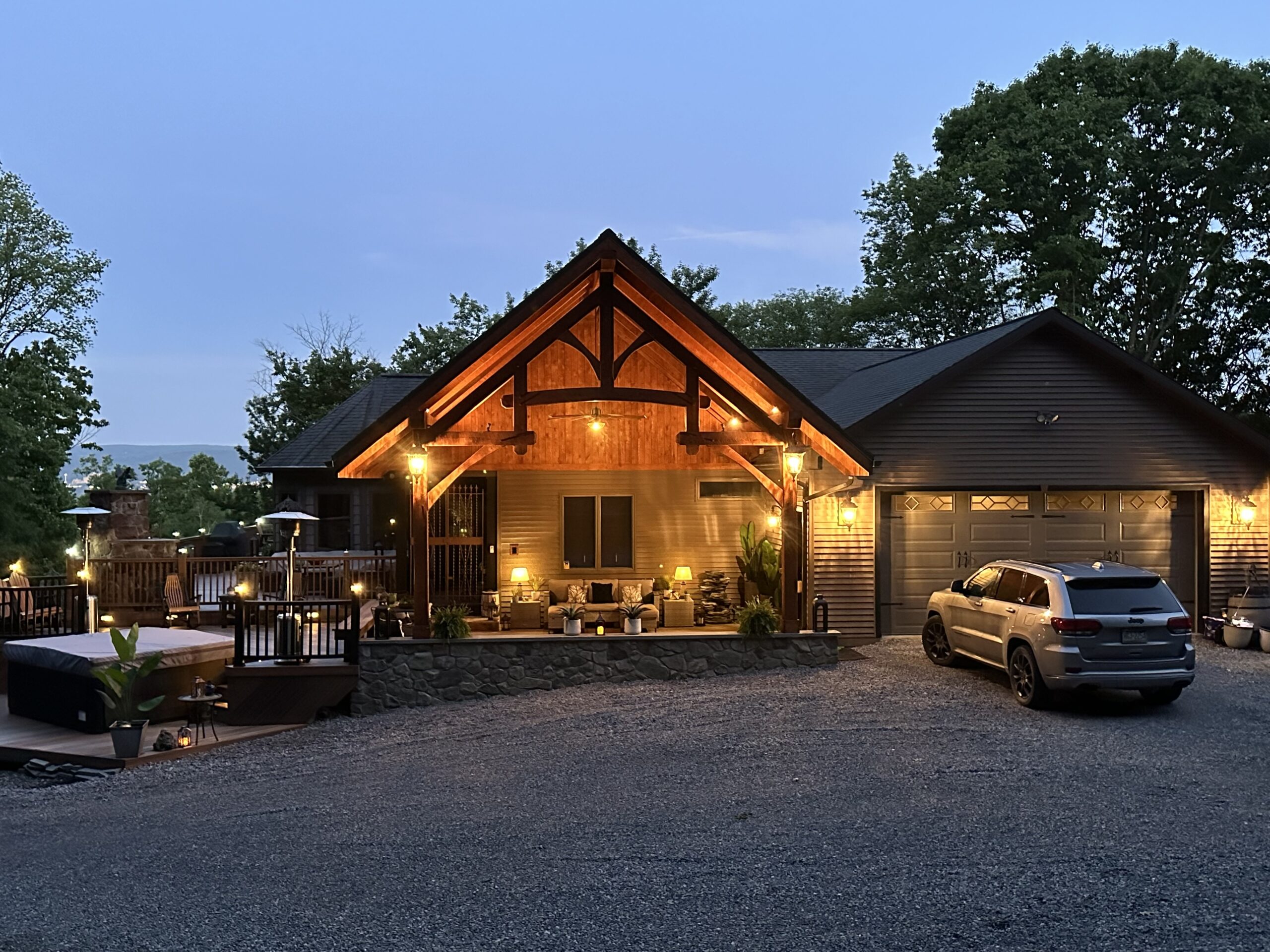 23×16 Timber Frame Tie in
