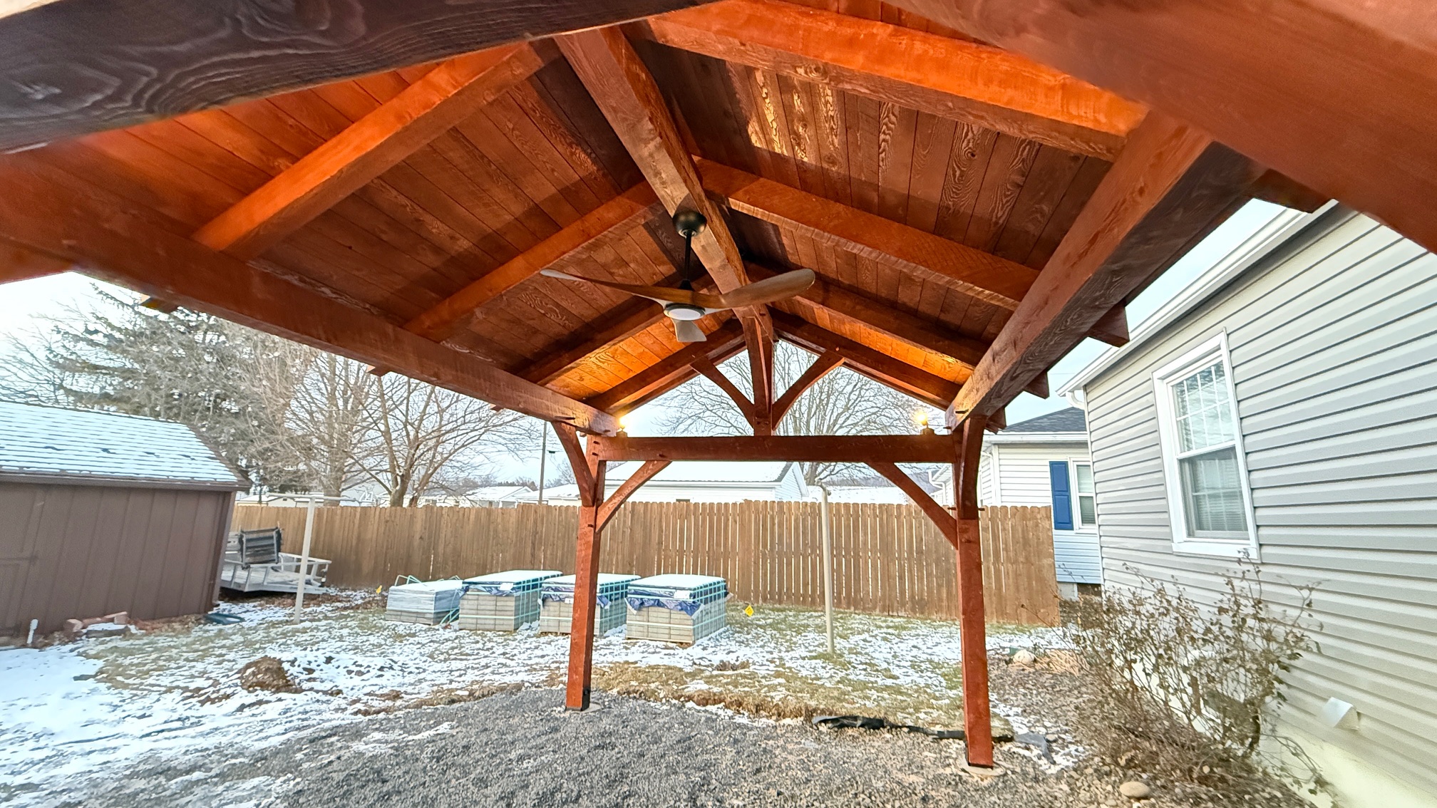 12×16 DIY Timber Frame Pavilion kit — photo 2