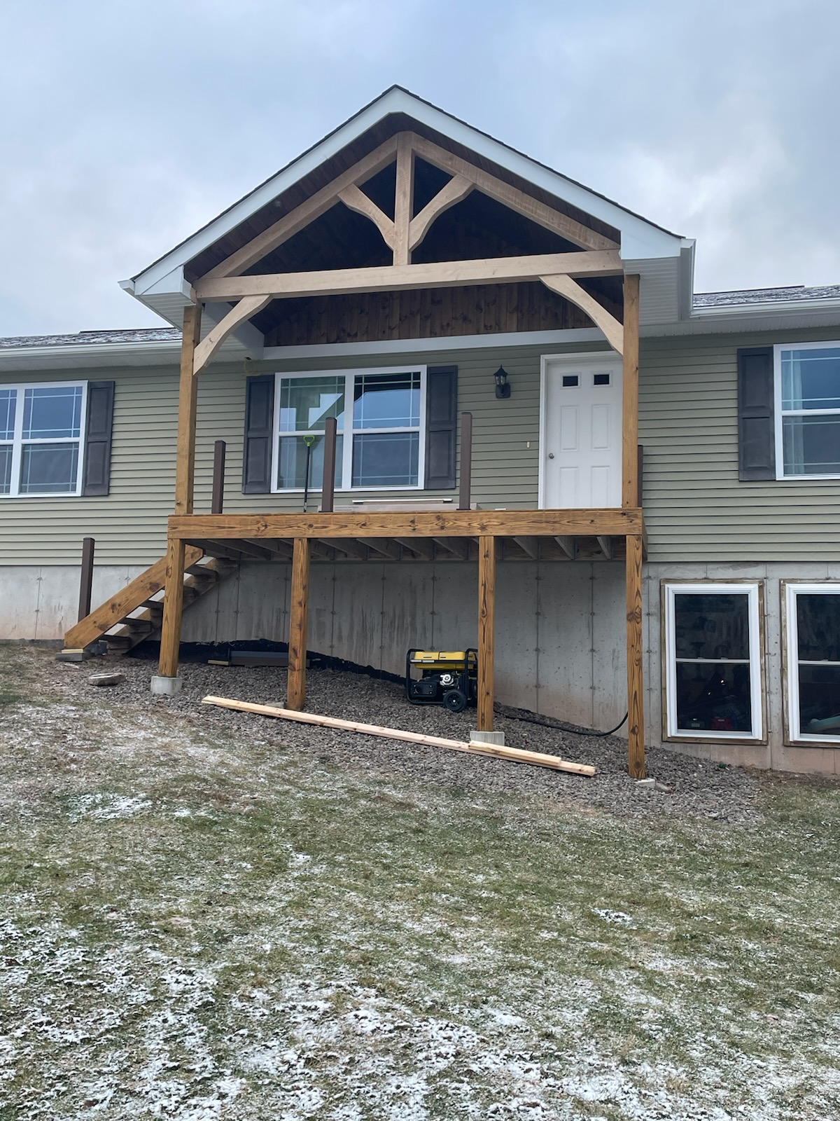Timber Frame Accent Truss