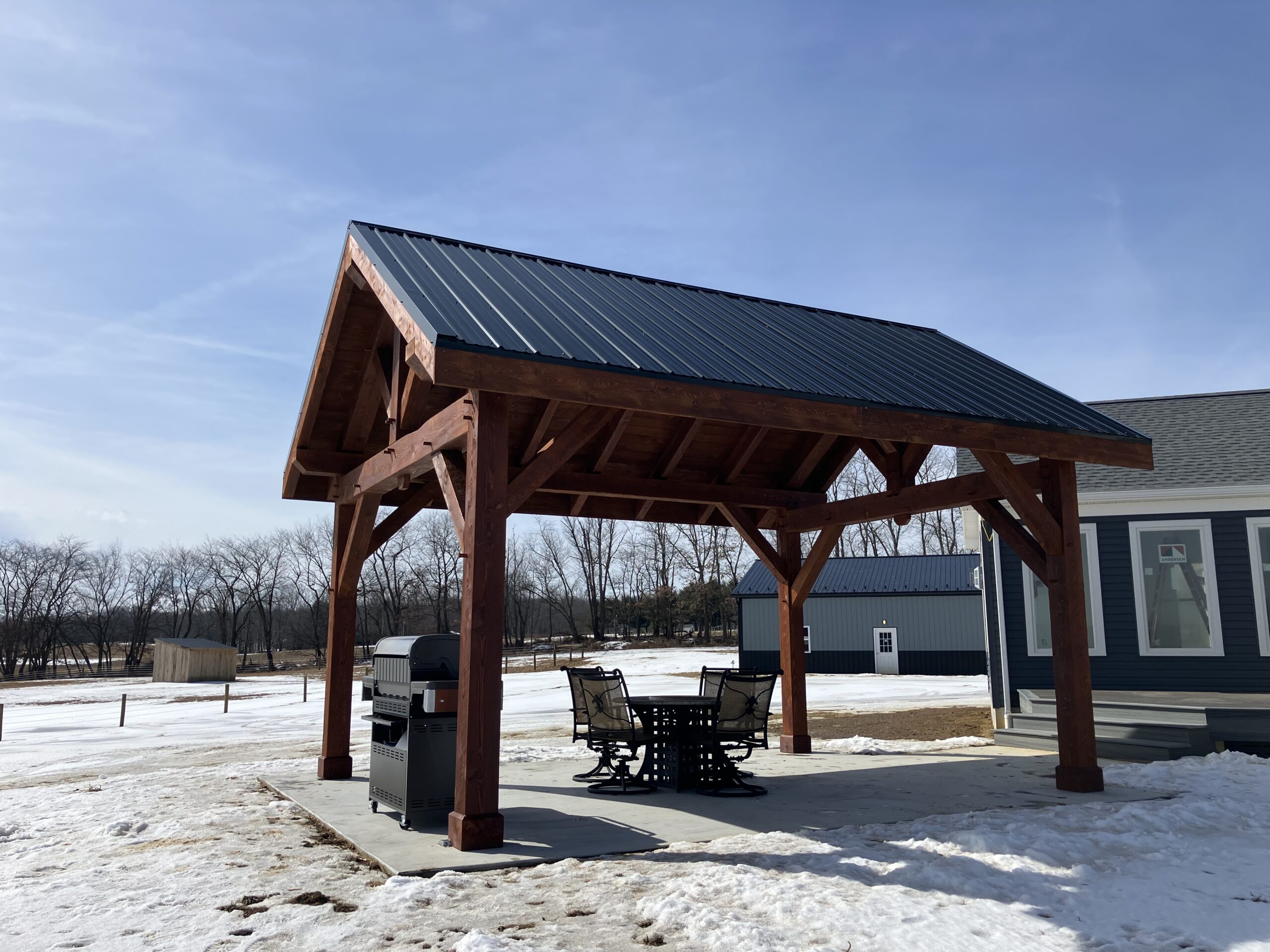 16×20 Timber Frame Pavilion