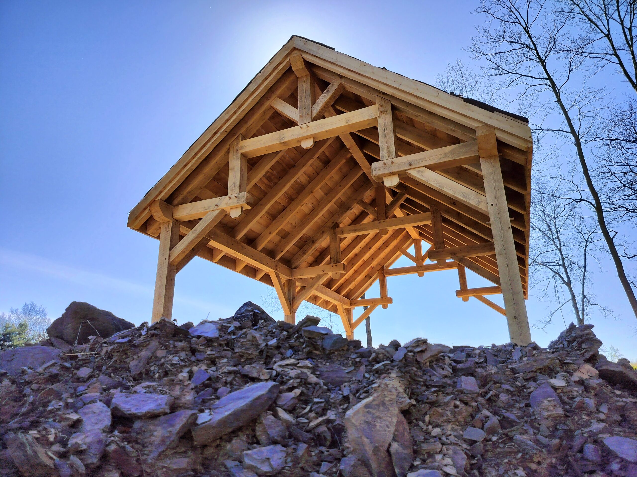 17×27 Timber Frame Pavilion