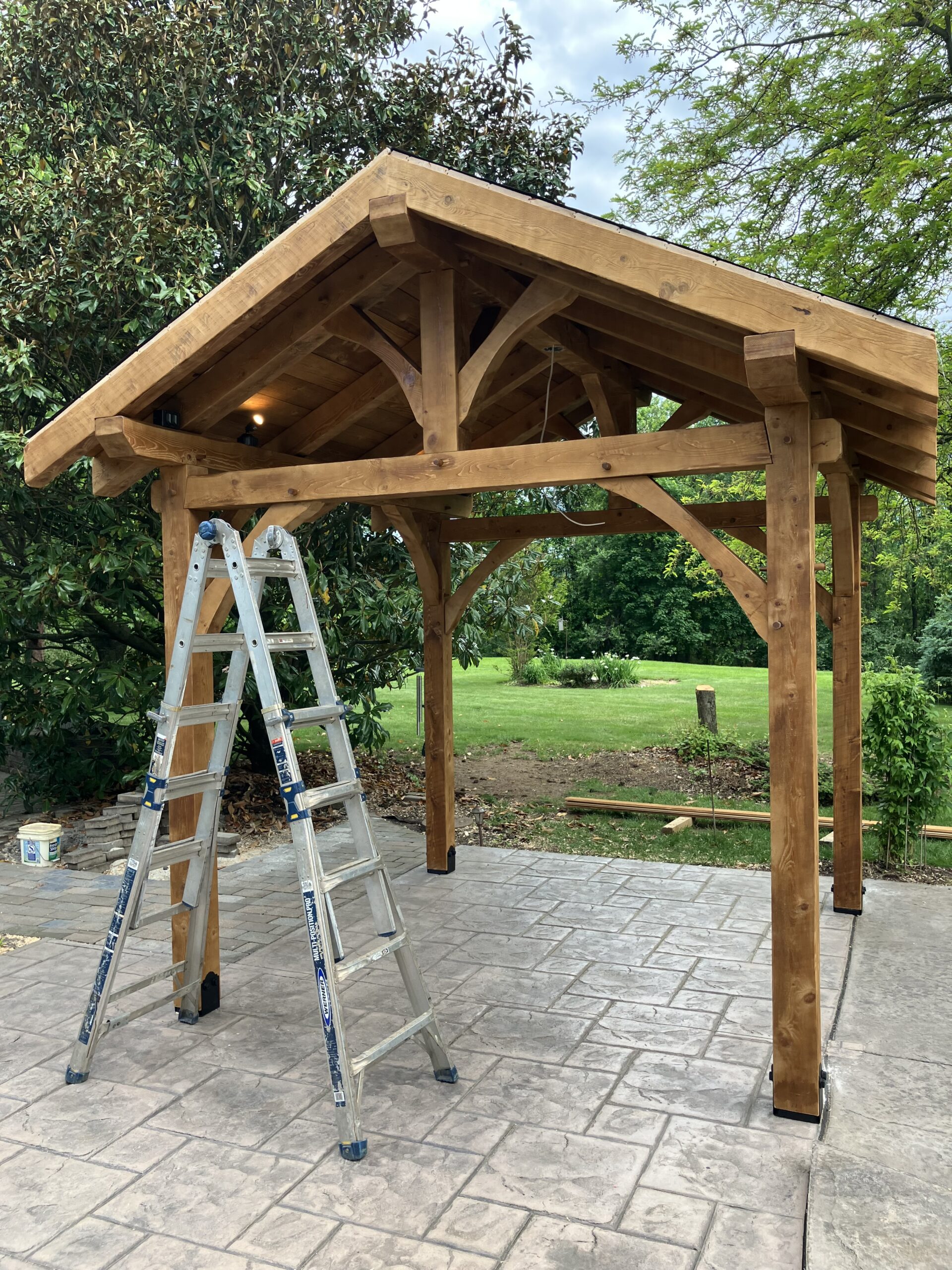 12×12 King Style Timber Frame Pavilion — photo 2