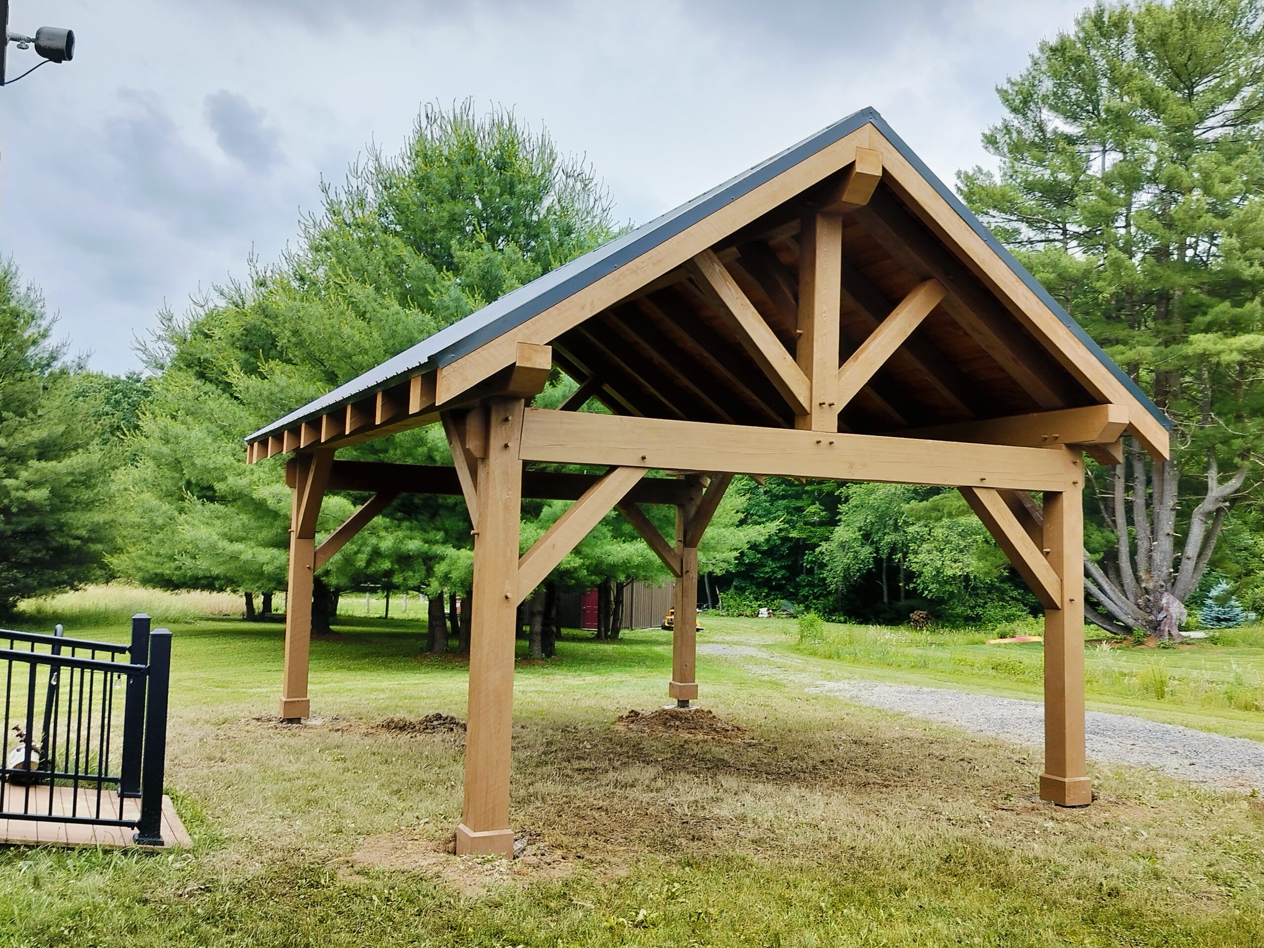 18×22 Timber Frame Pavilion — photo 5