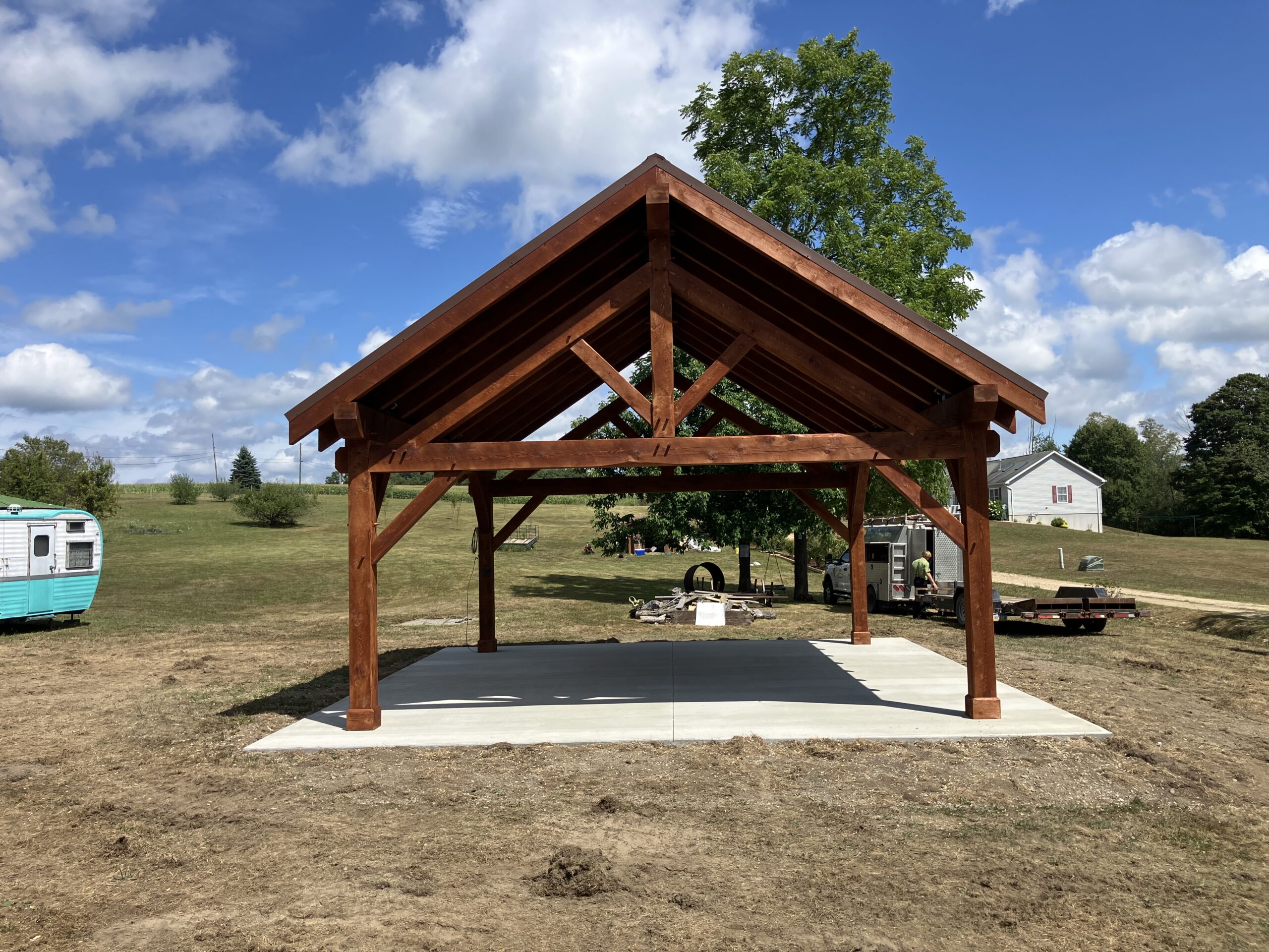 22×24 Timber Frame Pavilion