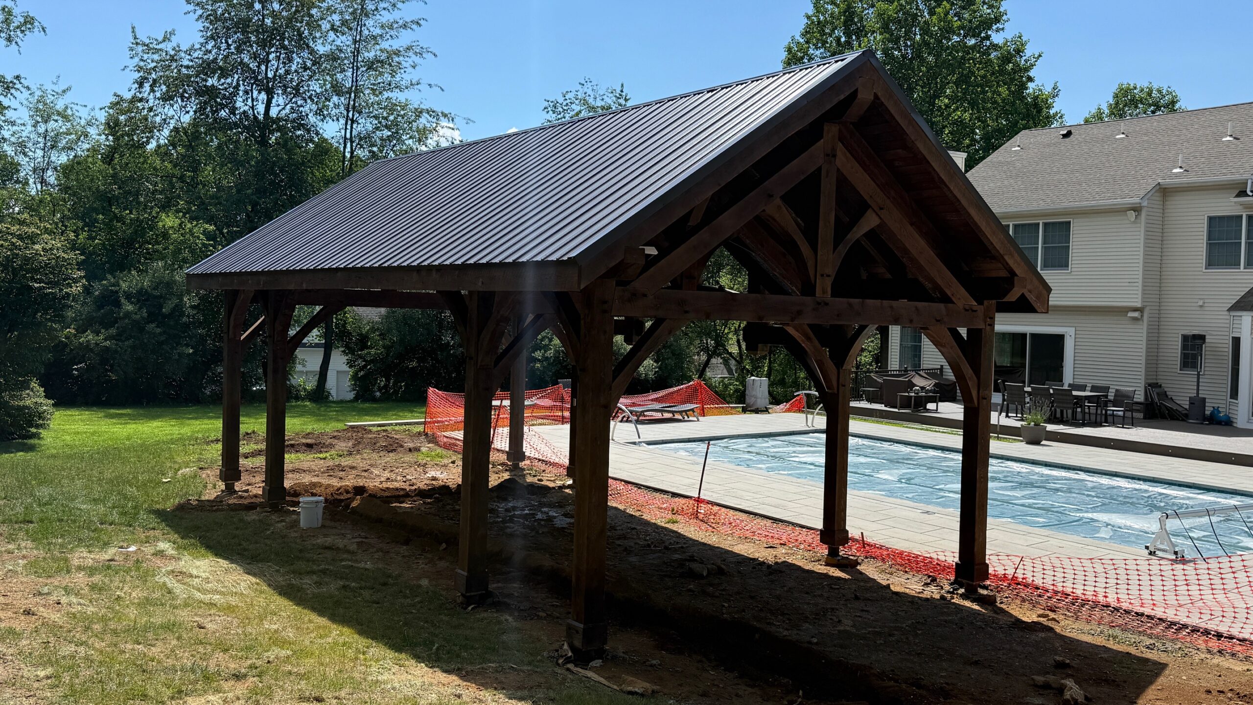 22×24 Timber Frame Pavilion — photo 2