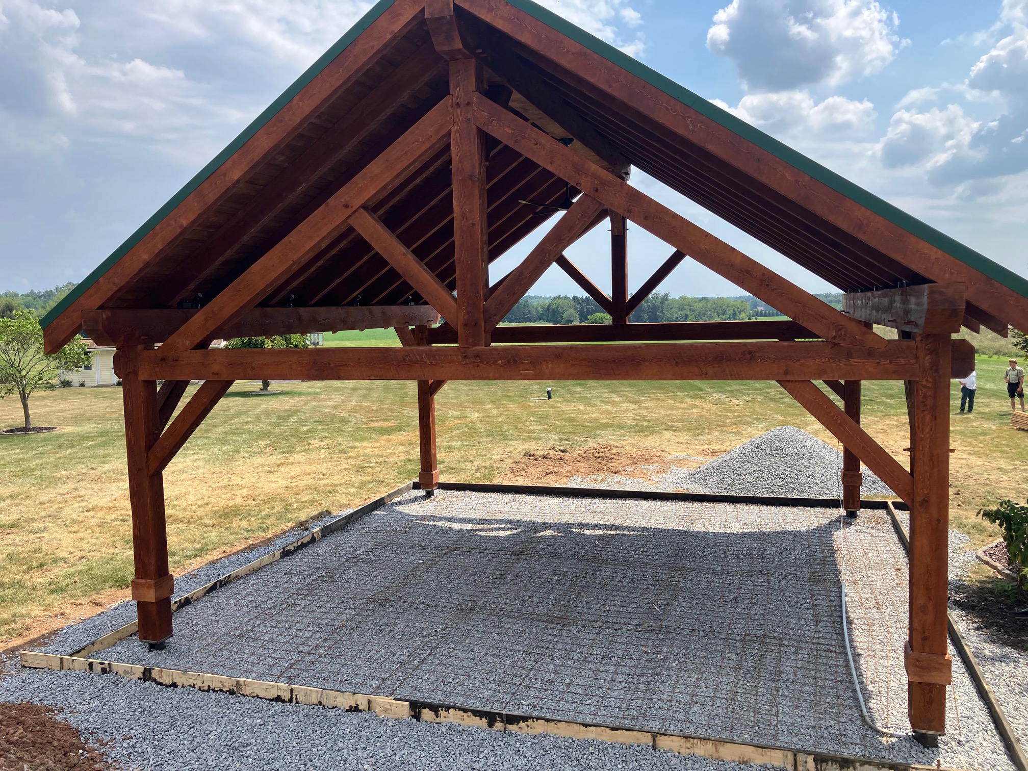 24×24 Timber Frame Pavilion