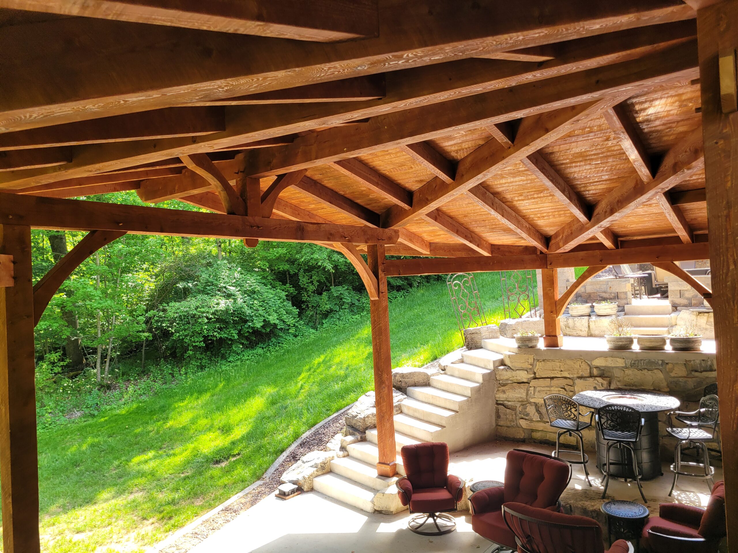 34×24 Timber Frame Pavilion — photo 4