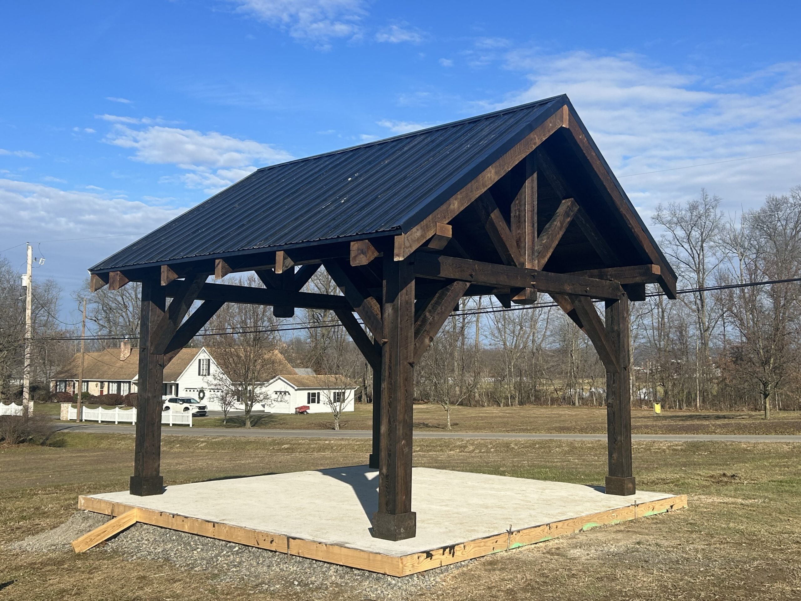 16×16 Timber Frame Pavilion — photo 3
