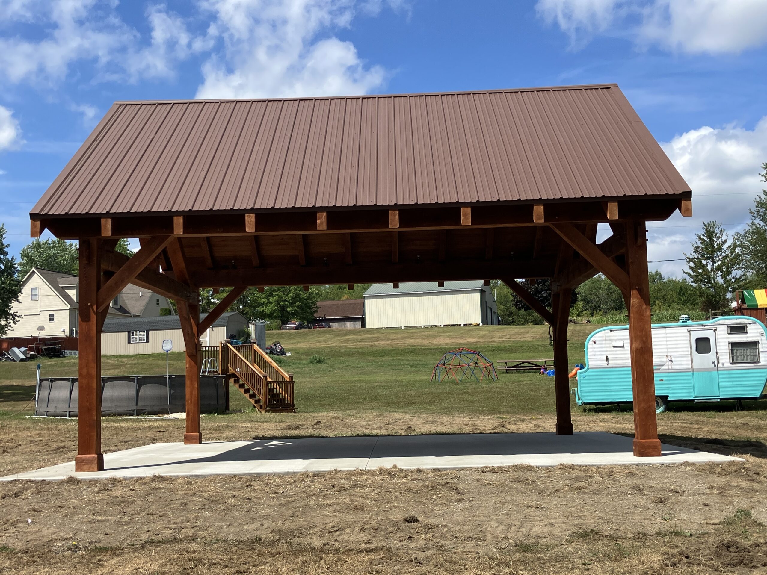 22×24 Timber Frame Pavilion — photo 4
