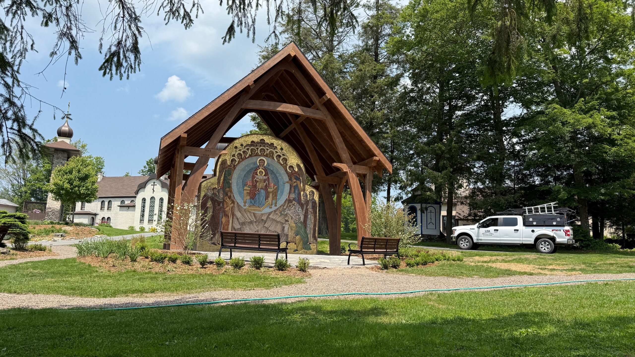 24×20 Timber Frame Pavilion — photo 4