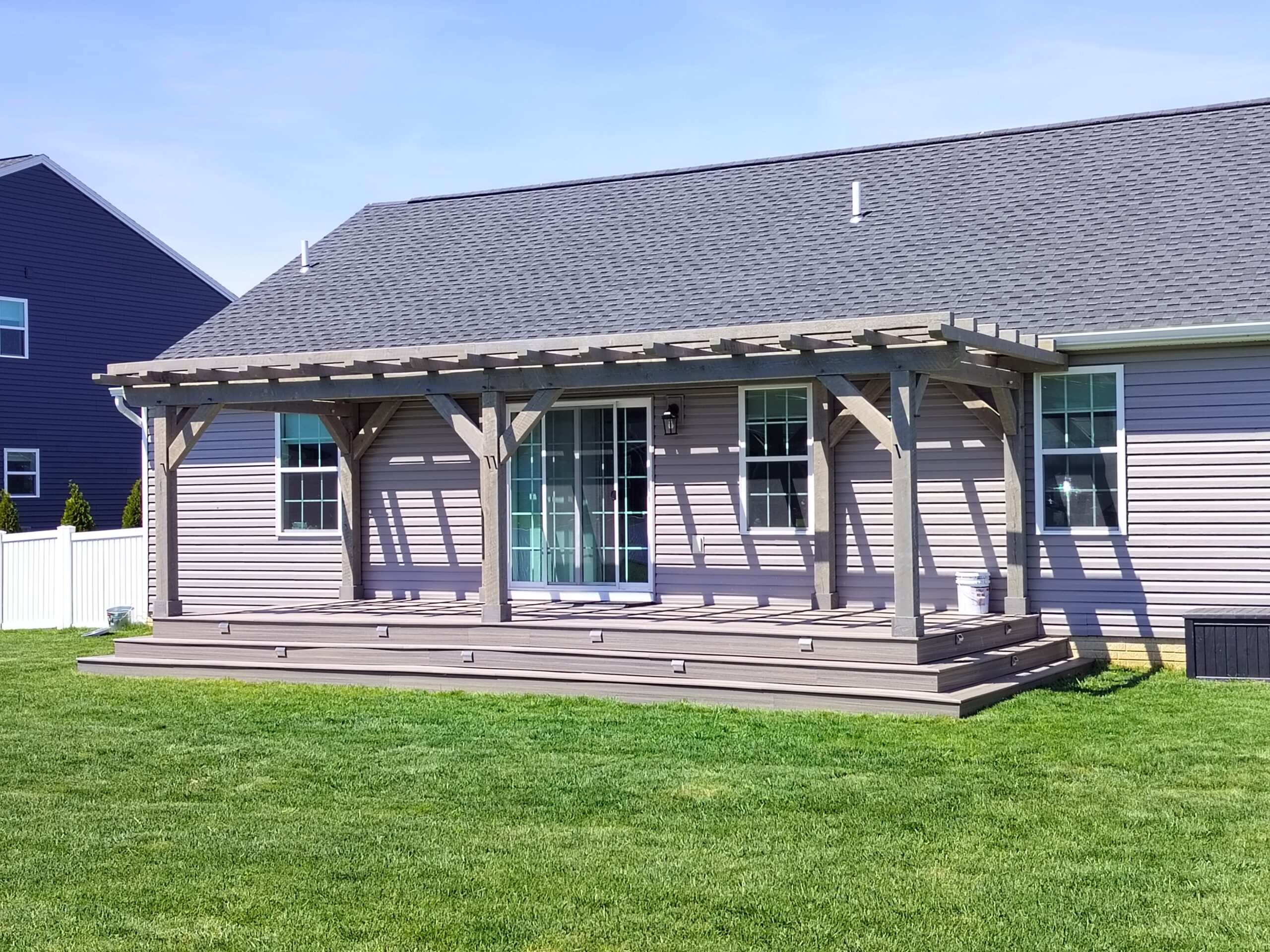 10×26 Timber Frame Pergola — photo 3