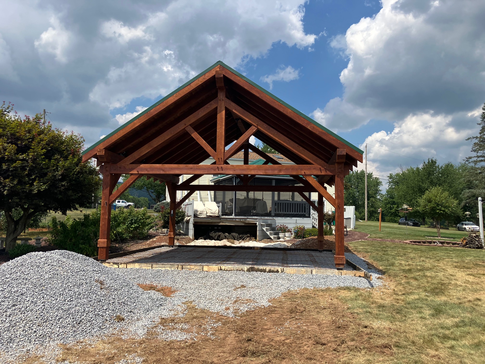 24×24 Timber Frame Pavilion — photo 3