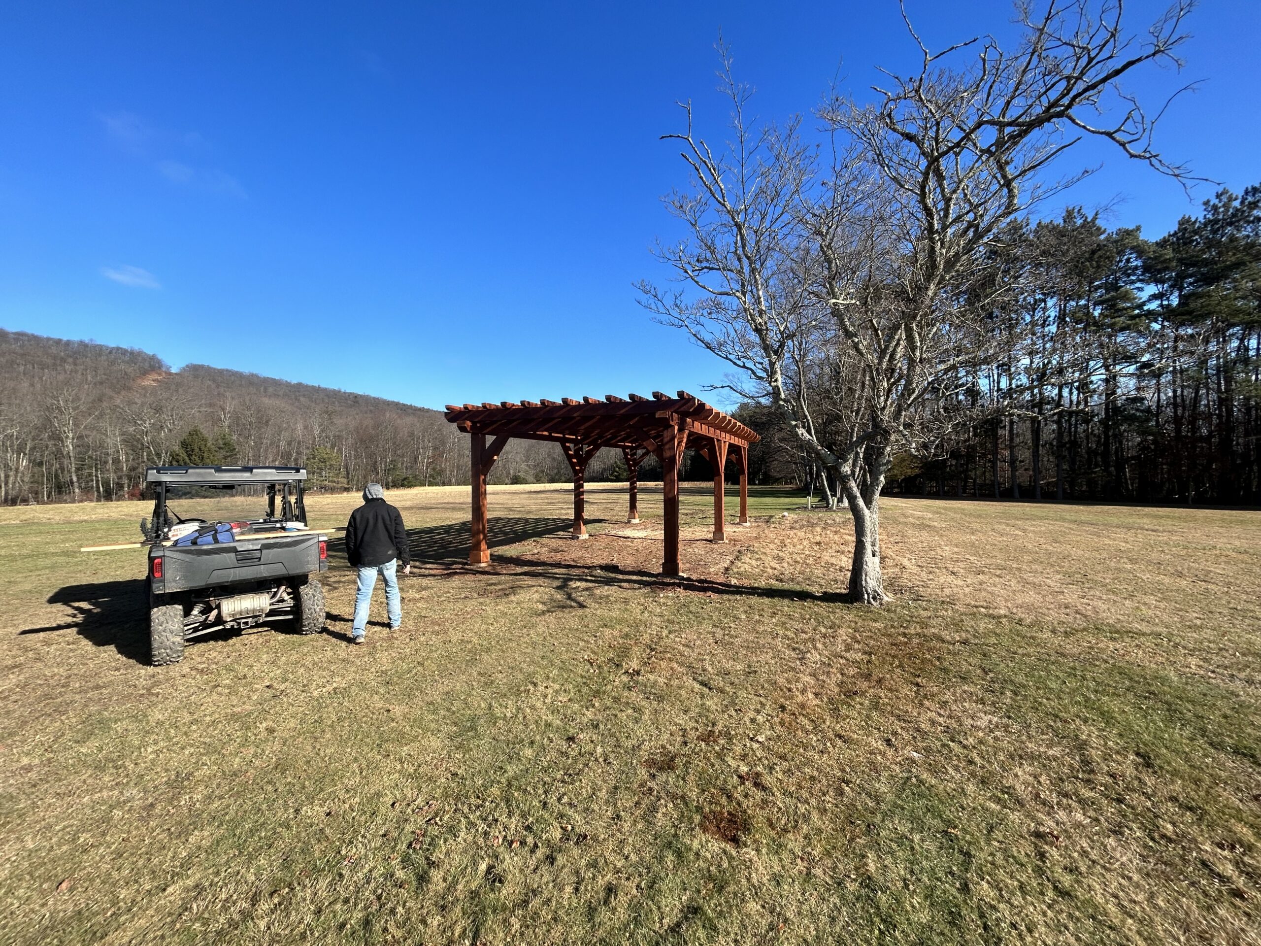16×32 Timber Frame Pergola — photo 3