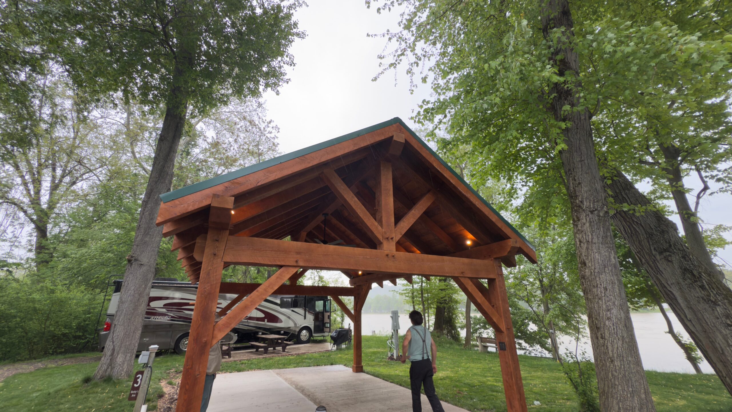18×22 Timber Frame Pavilion Kit — photo 6