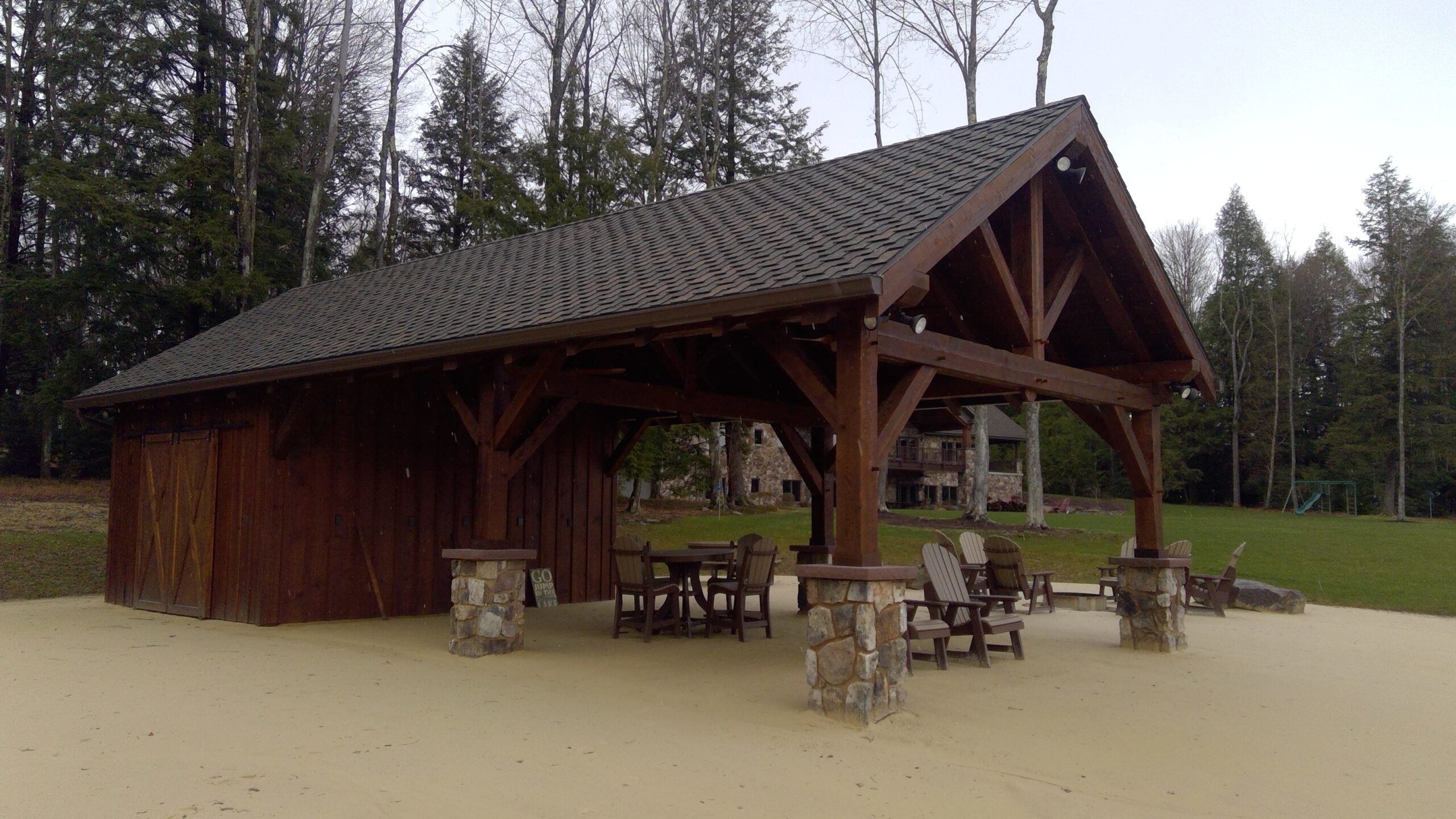 14×26 Timber Frame Pool House — photo 3