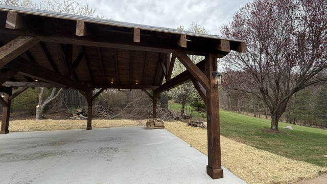 24×30 Timber Frame Pavilion — photo 3