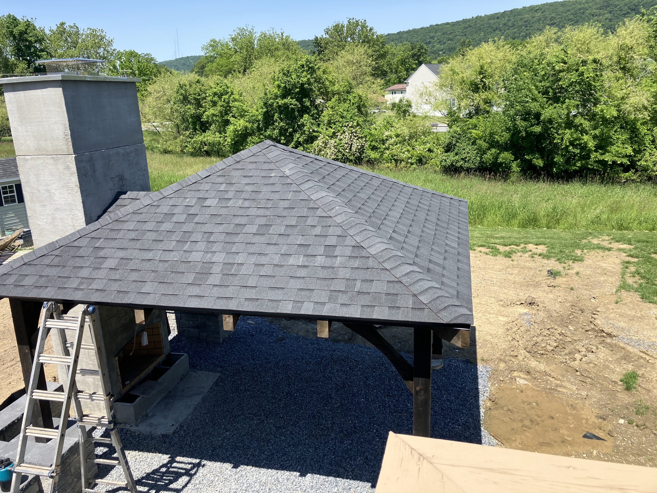 16×16 hipped roof pavilion — photo 3