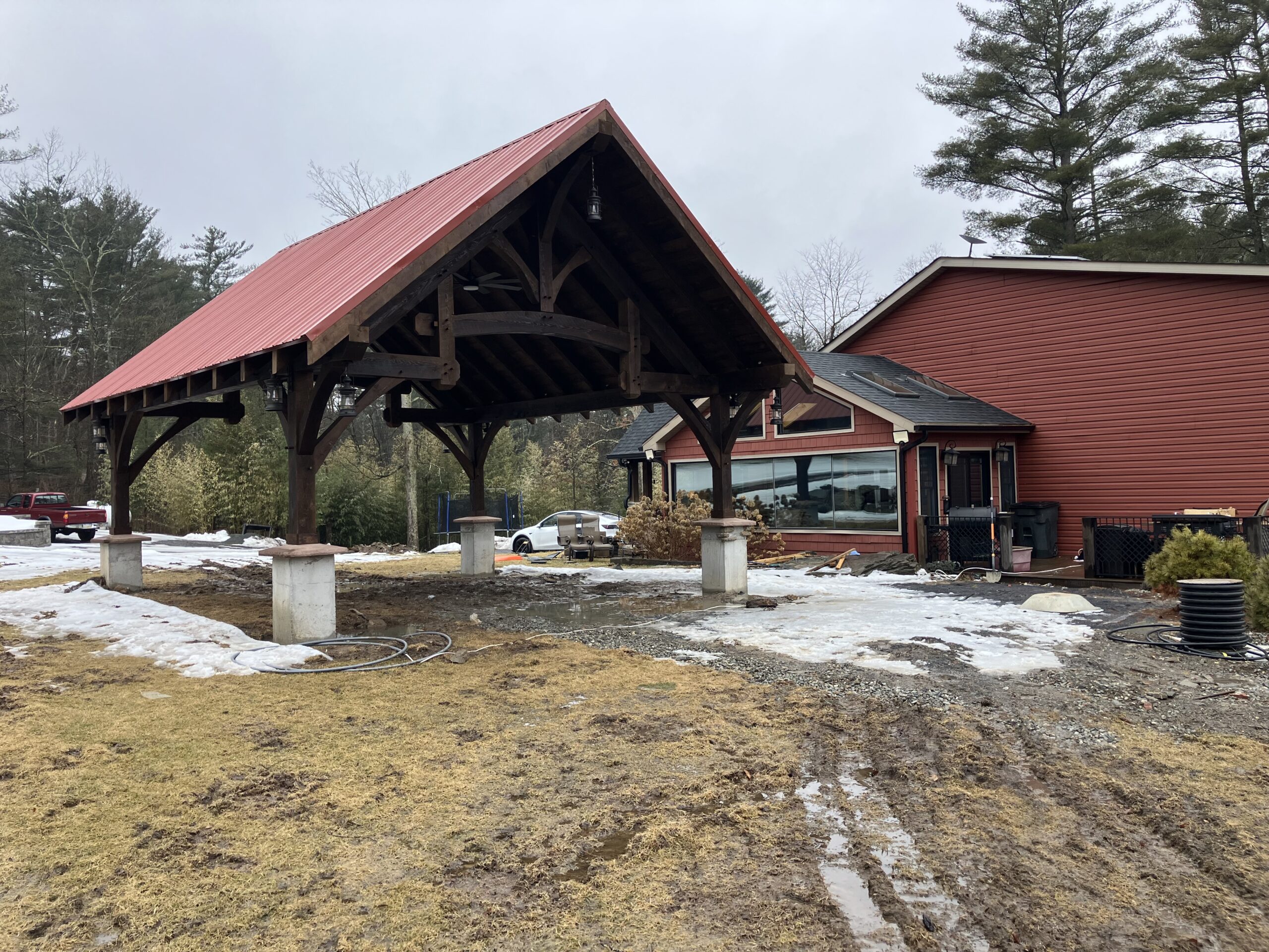 24×30 Timber Frame Pavilion — photo 3
