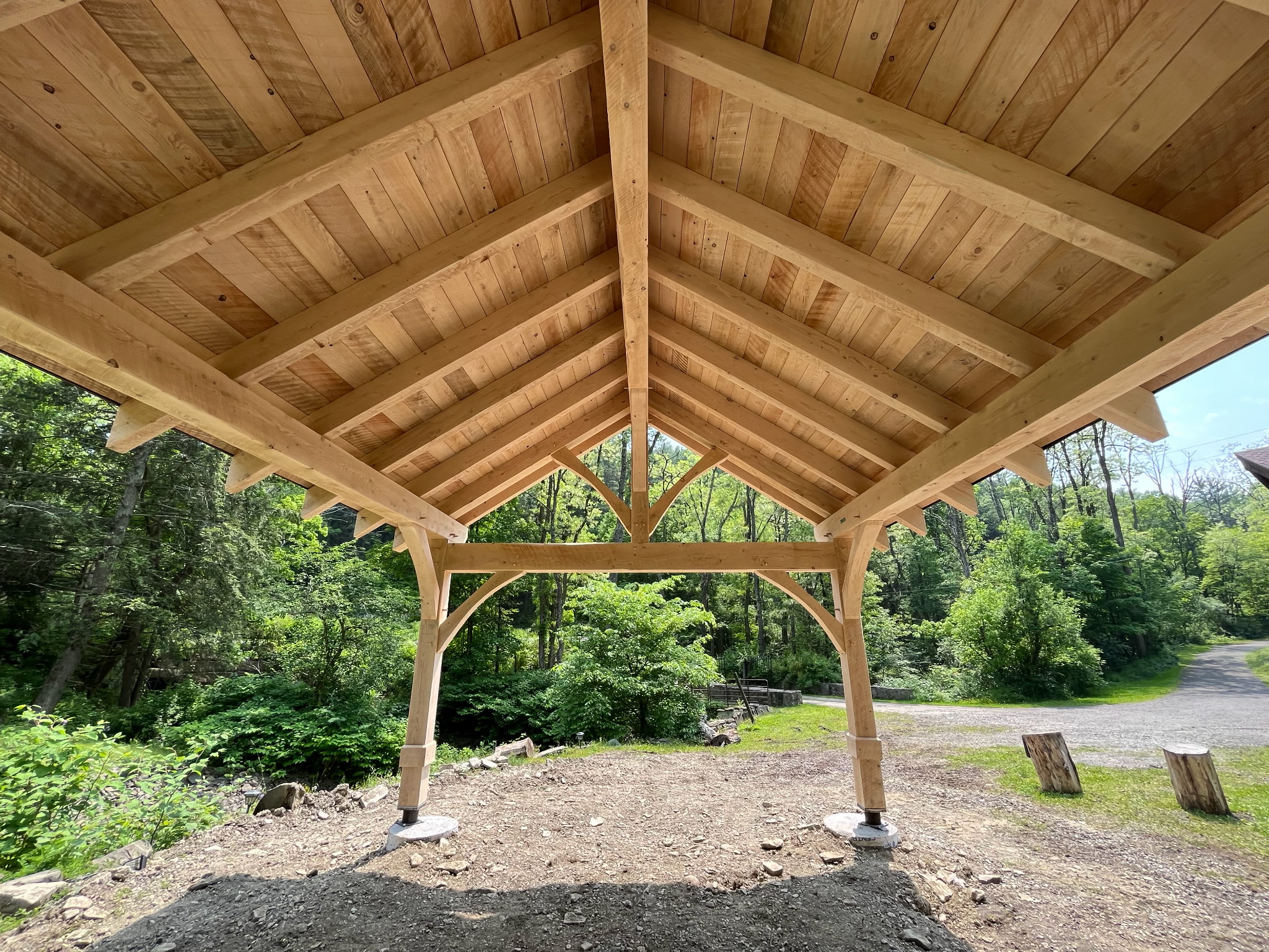 18×22 Timber Frame Pavilion — photo 4