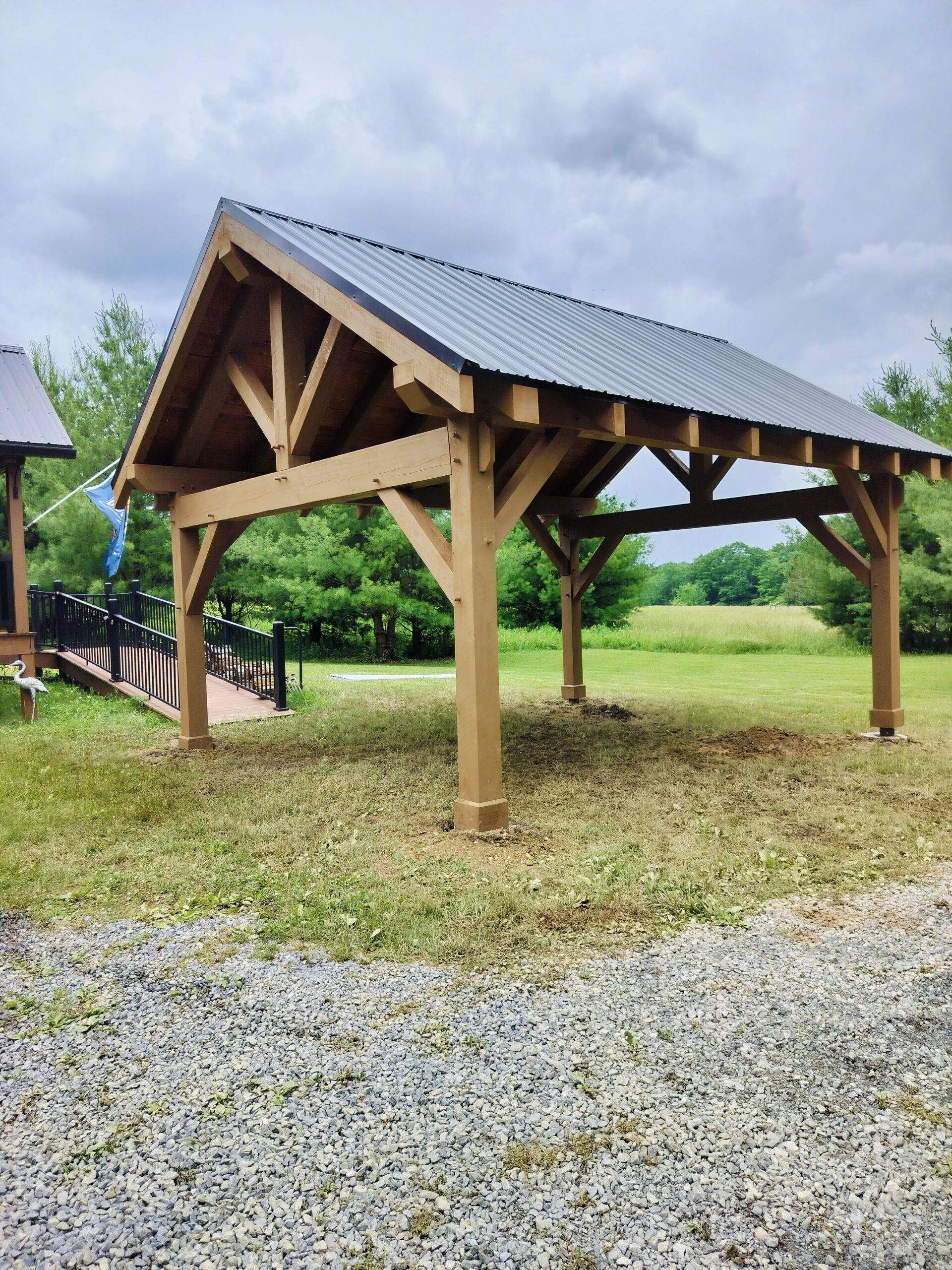 18×22 Timber Frame Pavilion — photo 7