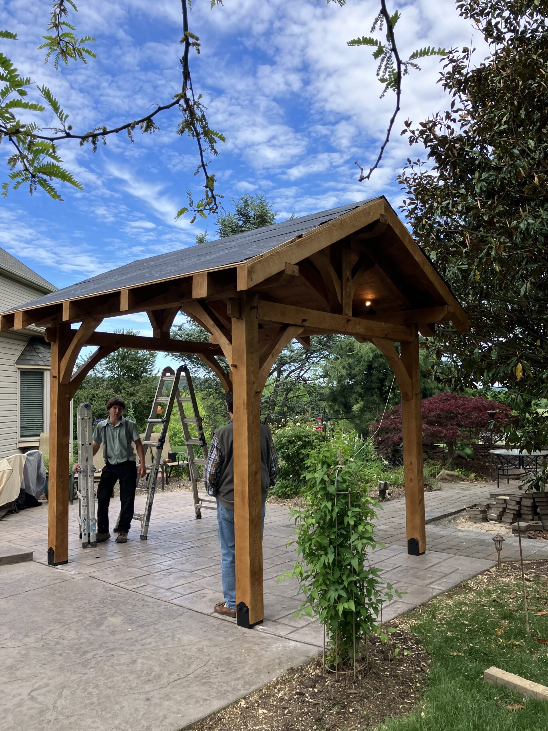 12×12 King Style Timber Frame Pavilion — photo 4