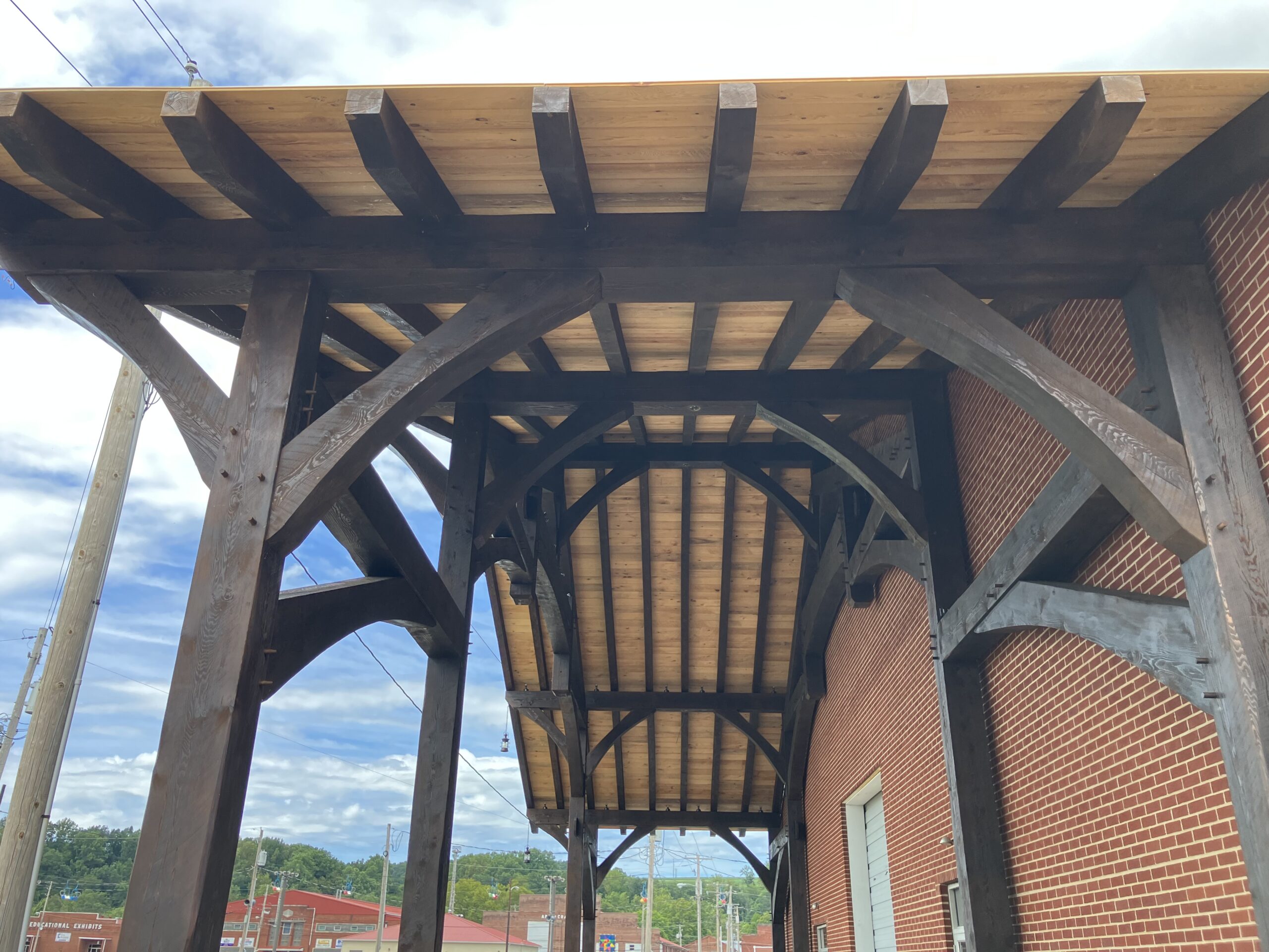 82×26 Timber Frame Tie-in — photo 4