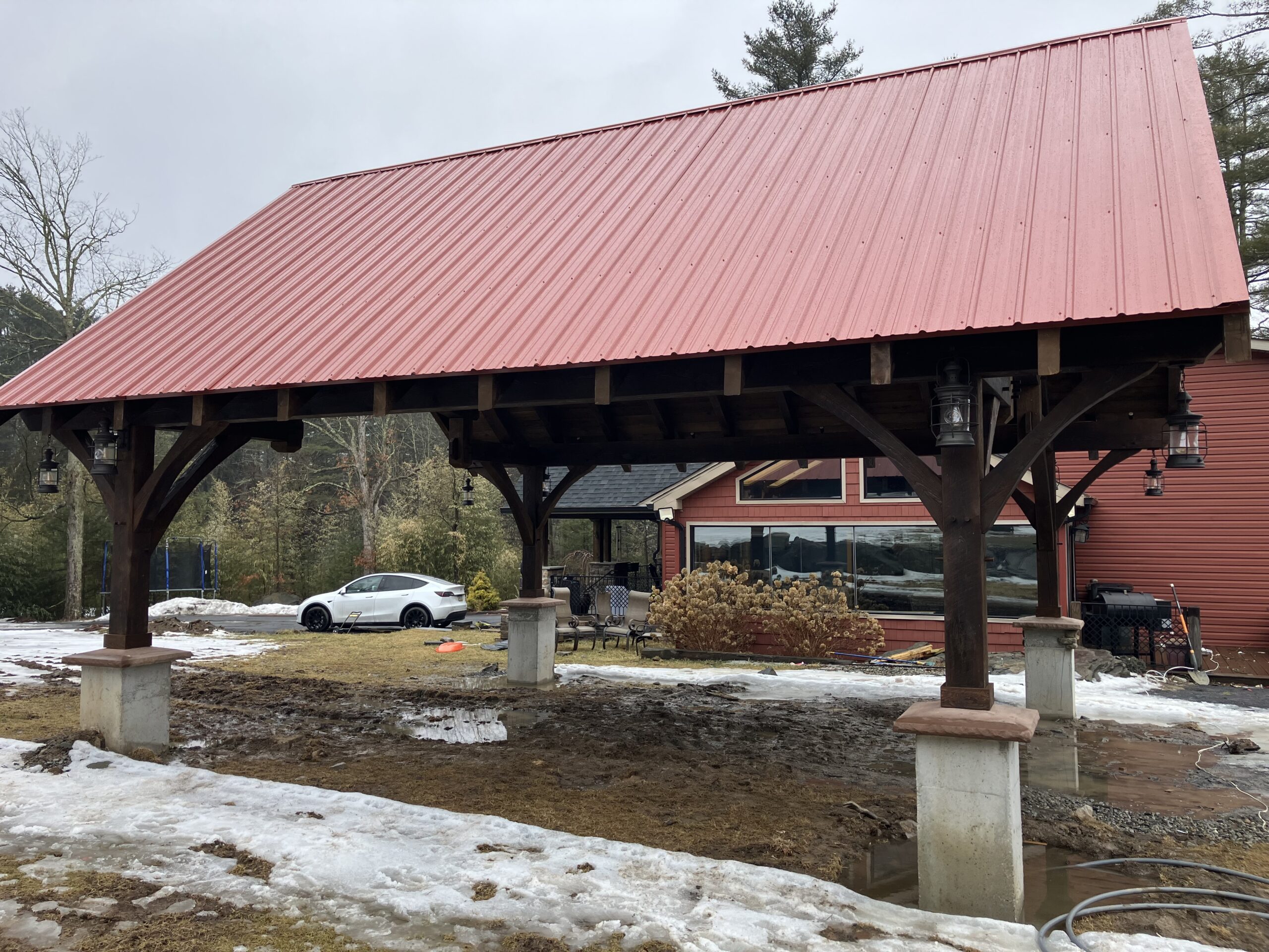 24×30 Timber Frame Pavilion — photo 4