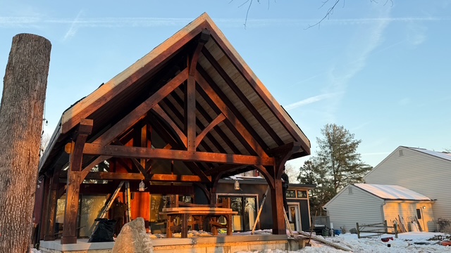 24×28 Timber Frame Pavilion — photo 4