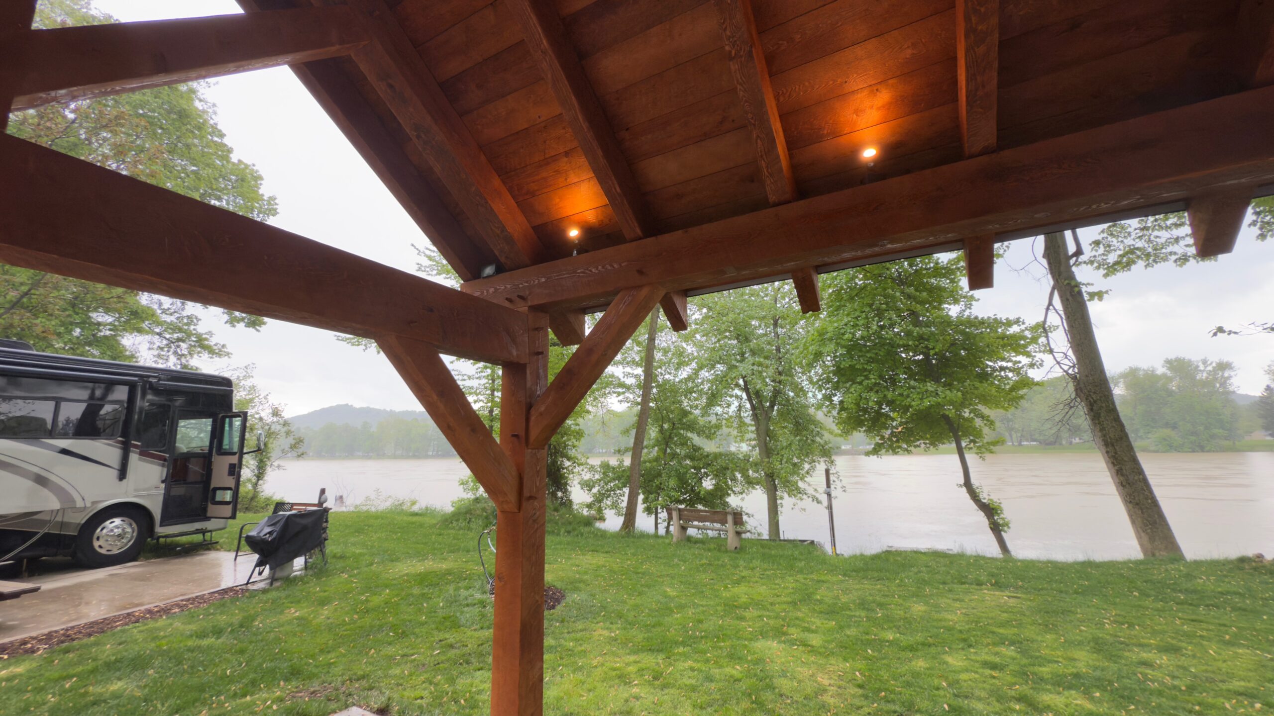 18×22 Timber Frame Pavilion Kit — photo 7