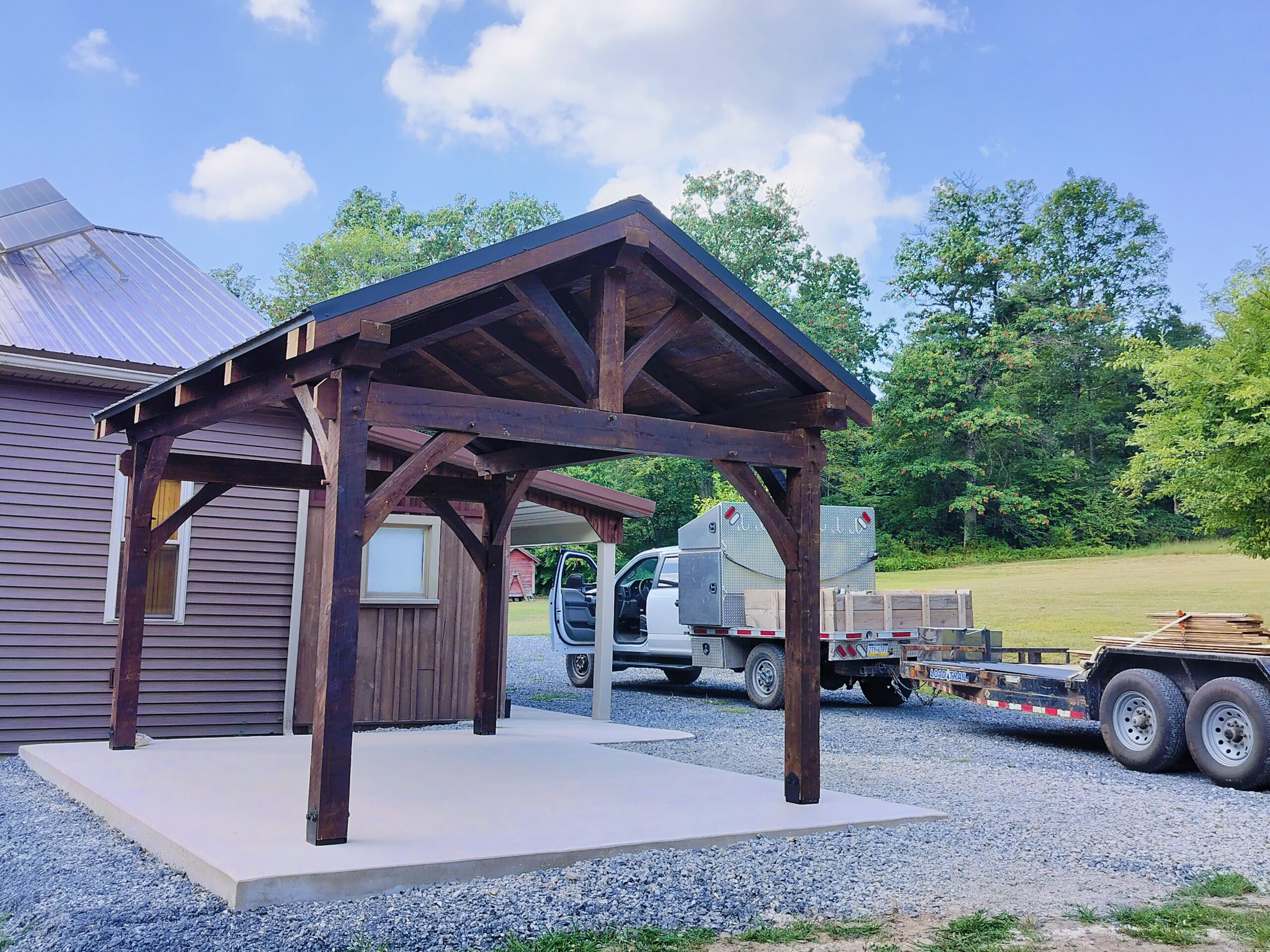 12×16 Mortise and Tenon Timber Frame Pavilion — photo 5