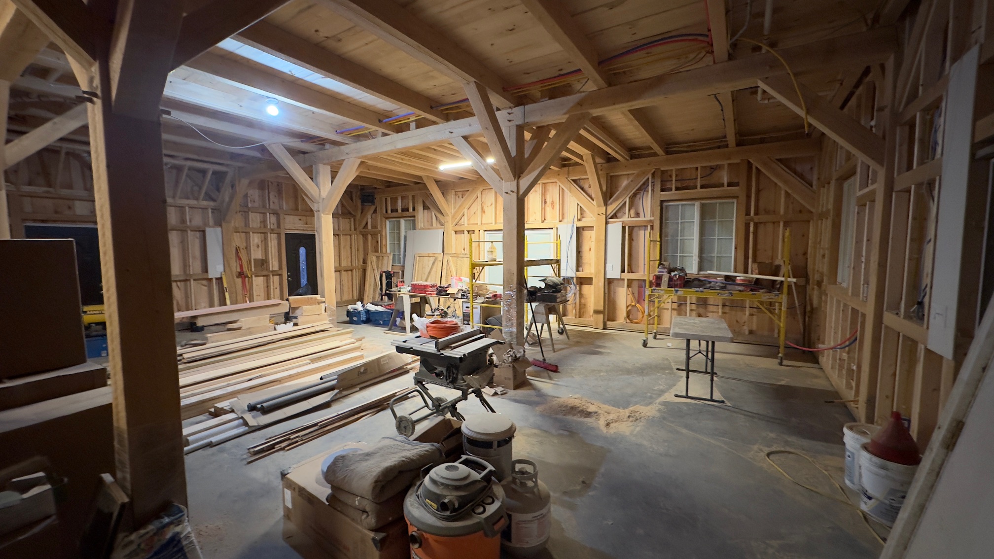 36×36 Timber frame barn with loft — photo 4