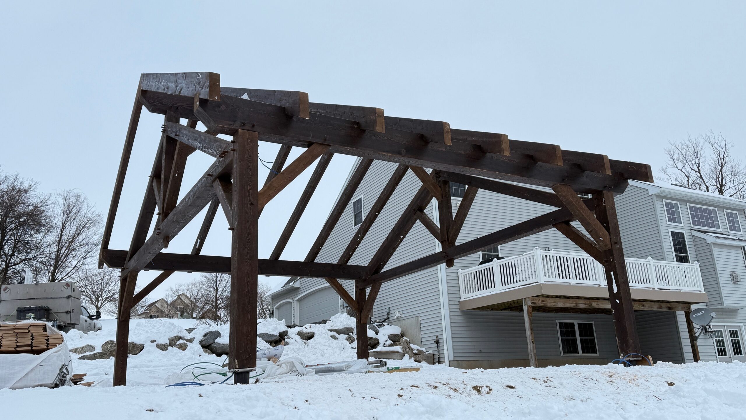 28×22 Timber Frame Pavilion — photo 5