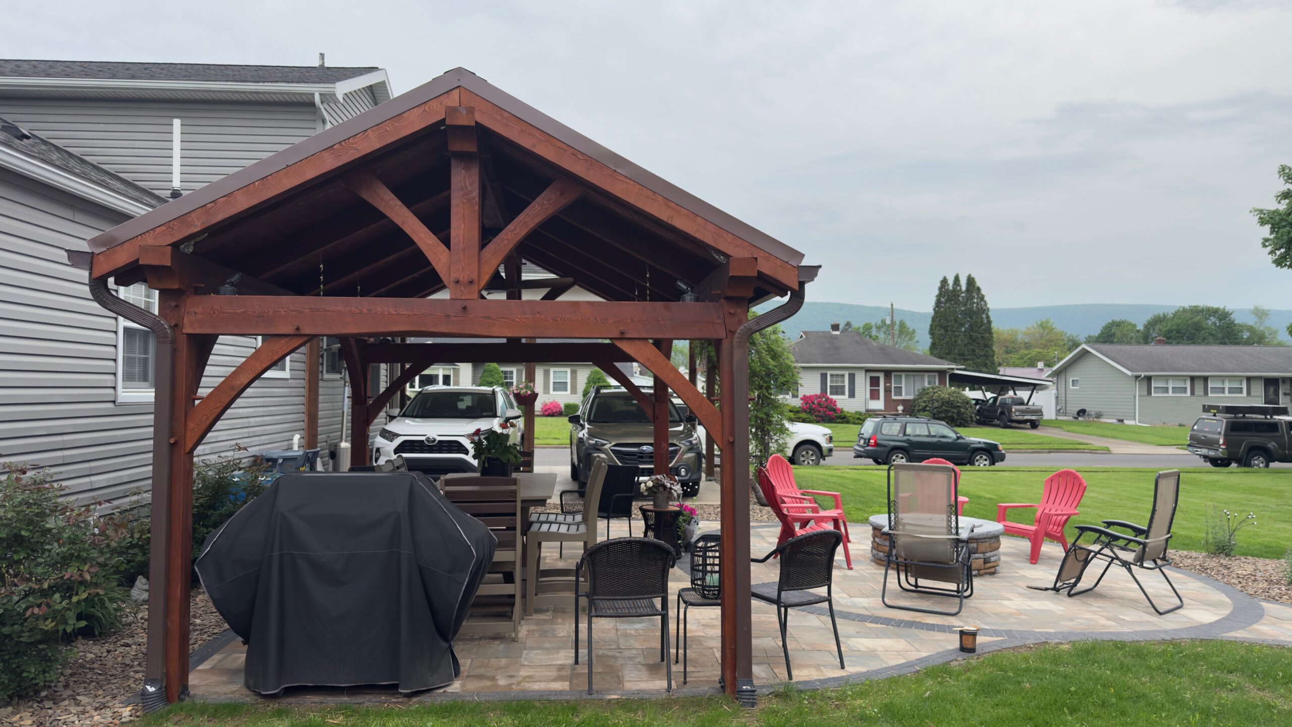 12×16 DIY Timber Frame Pavilion kit — photo 8
