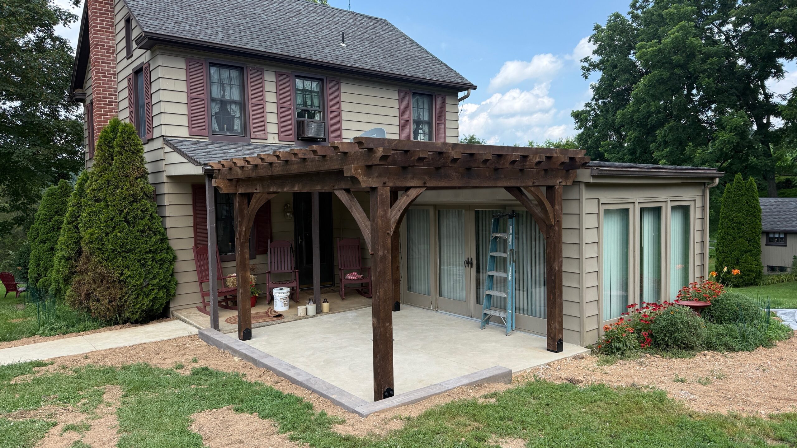 12×14 Timber Frame Pergola — photo 5