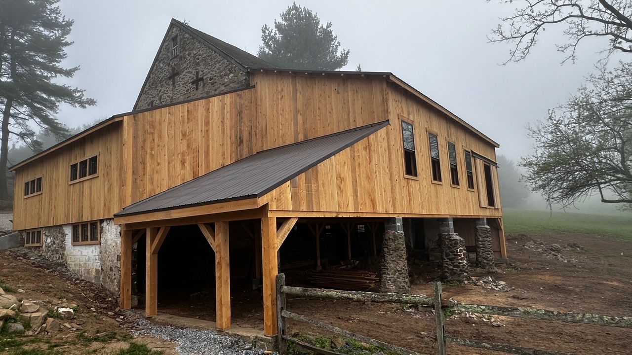 Timber Frame Barn Restore — photo 5