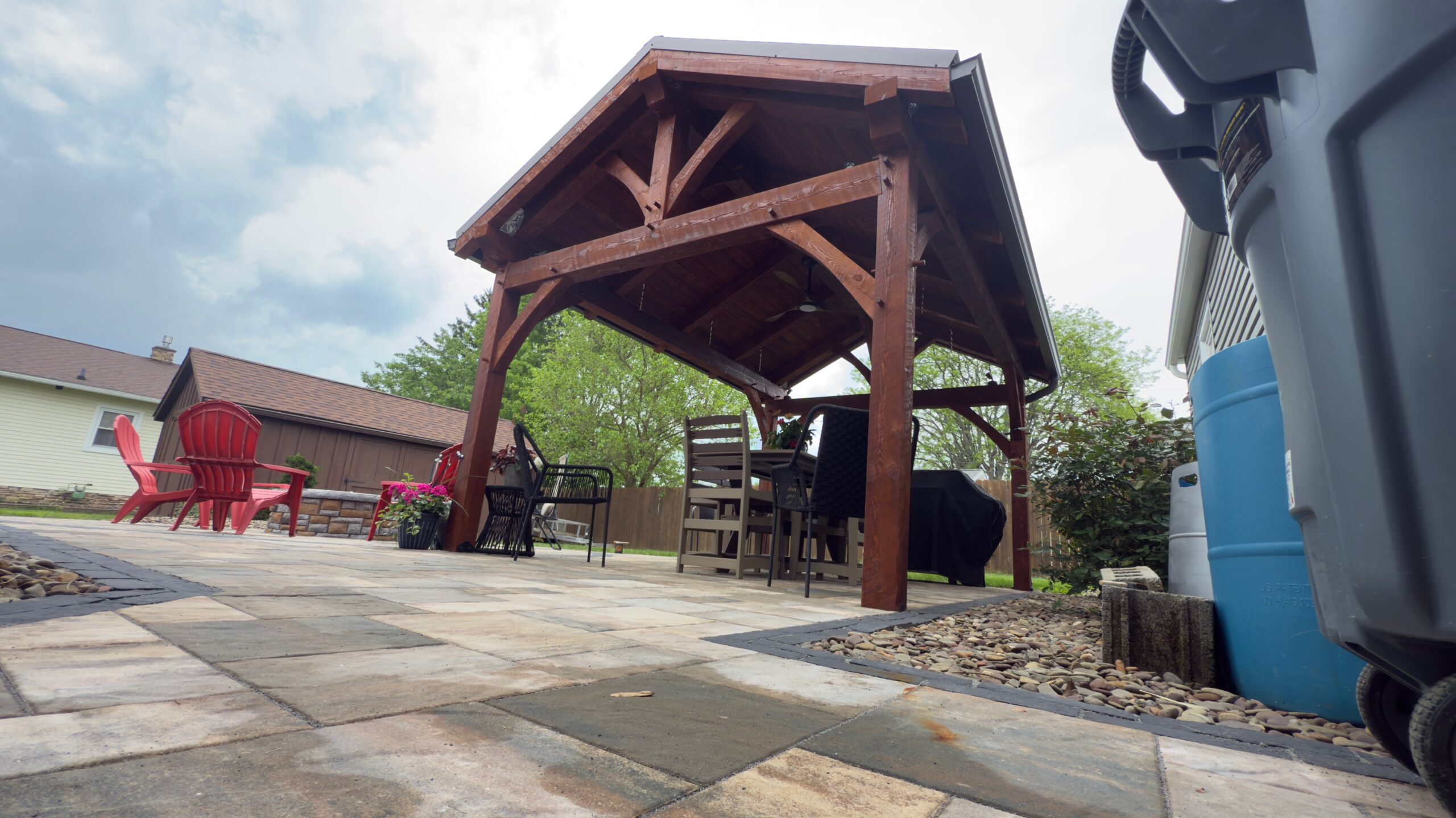 12×16 DIY Timber Frame Pavilion kit — photo 9